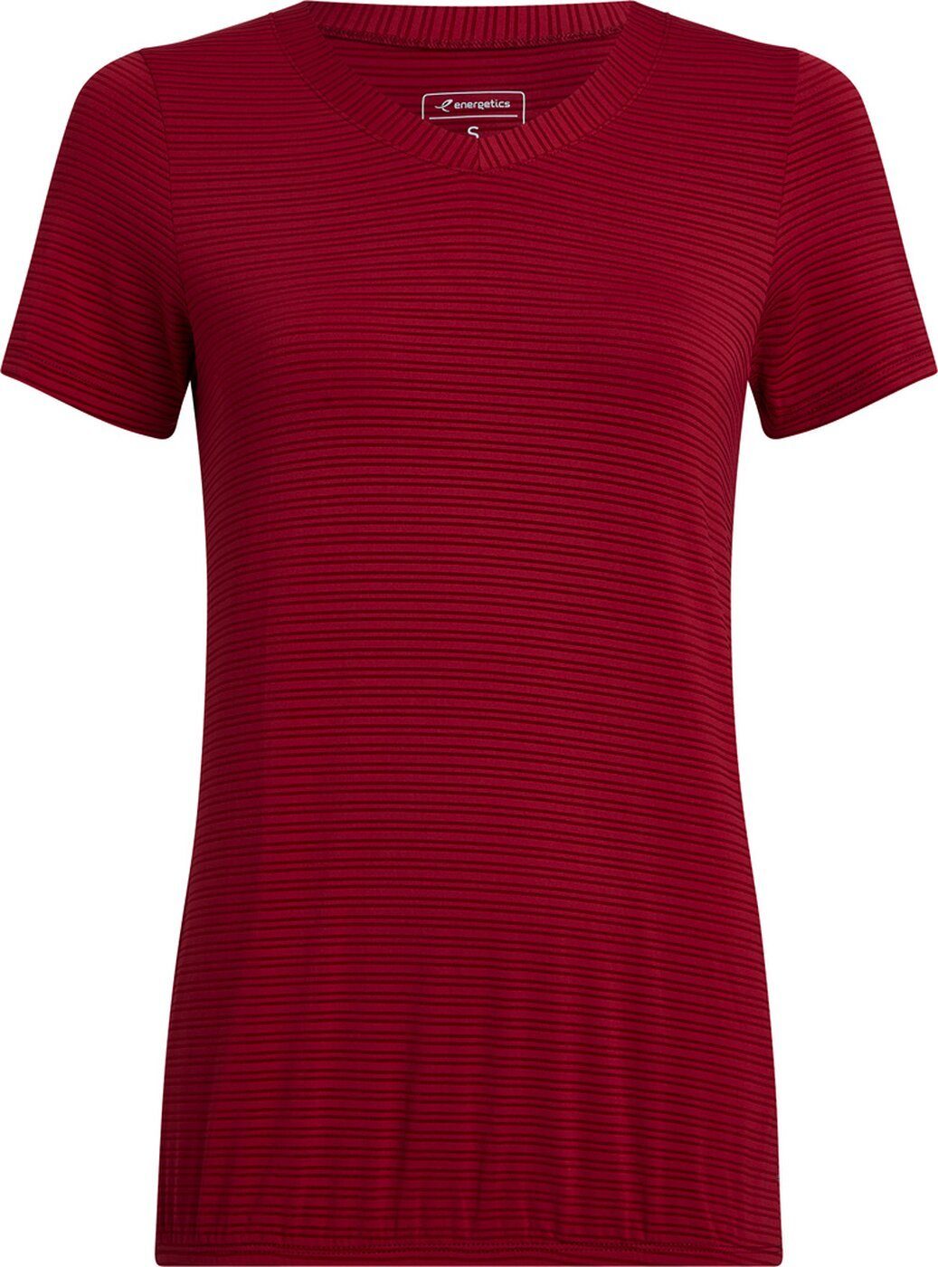 Energetics Kurzarmshirt Da.-T-Shirt Ganja W RED DARK