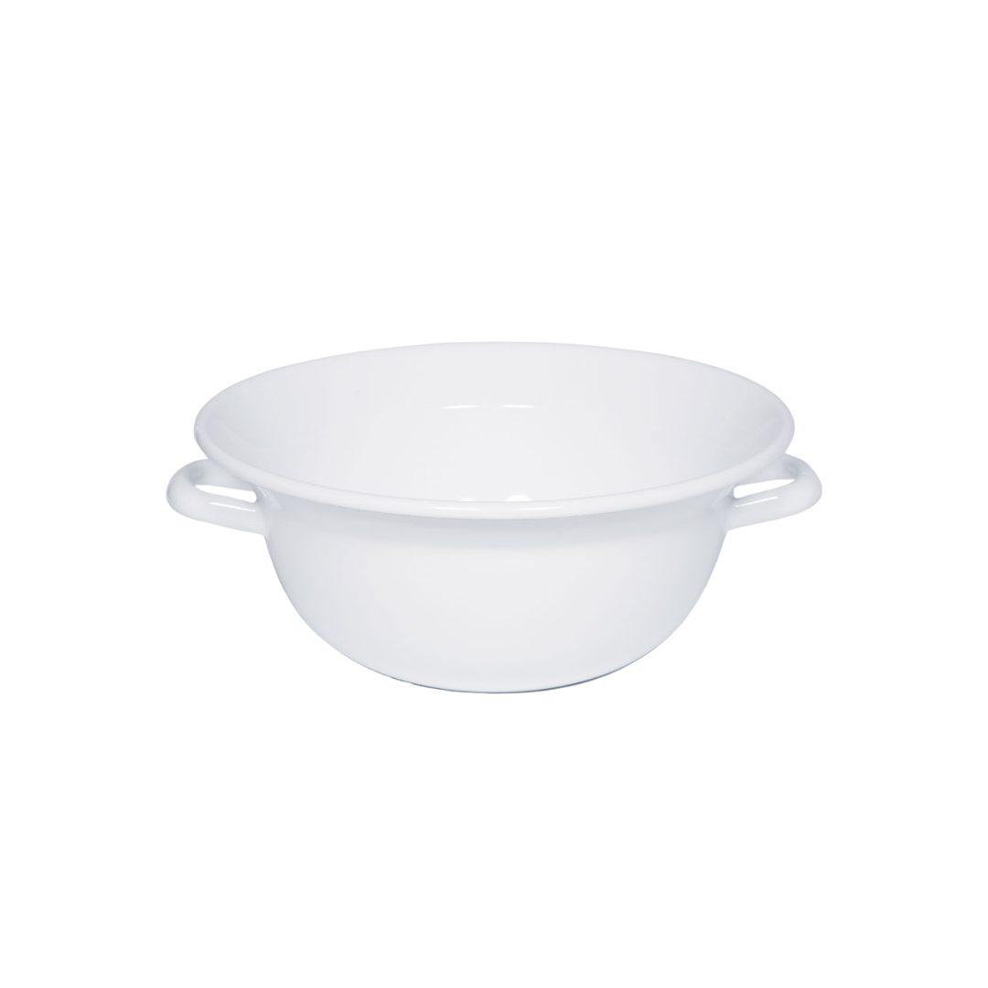 Riess Schüssel Classic Weiss Weitling 28 4 l, Emaille