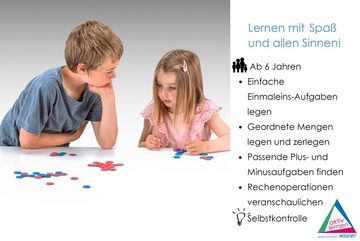 Wissner® aktiv lernen Lernspielzeug Wendeplättchen (Rot/Blau) (400 Stück), Zählchips Zählen RE-Plastic®, RE-Plastic®
