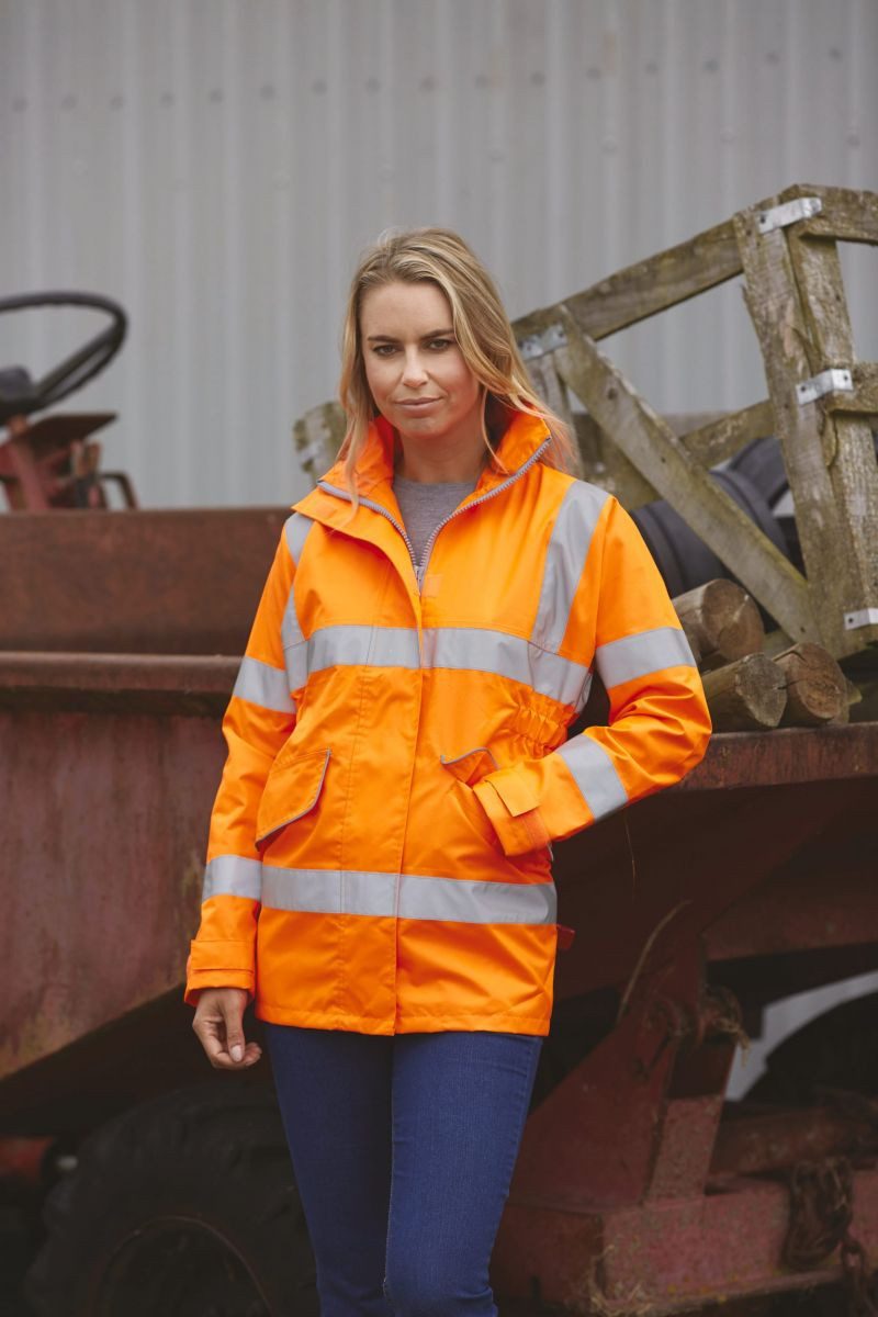 YOKO Arbeitsjacke Arbeitsjacke Damen Hi-Vis ladies' executive jacket