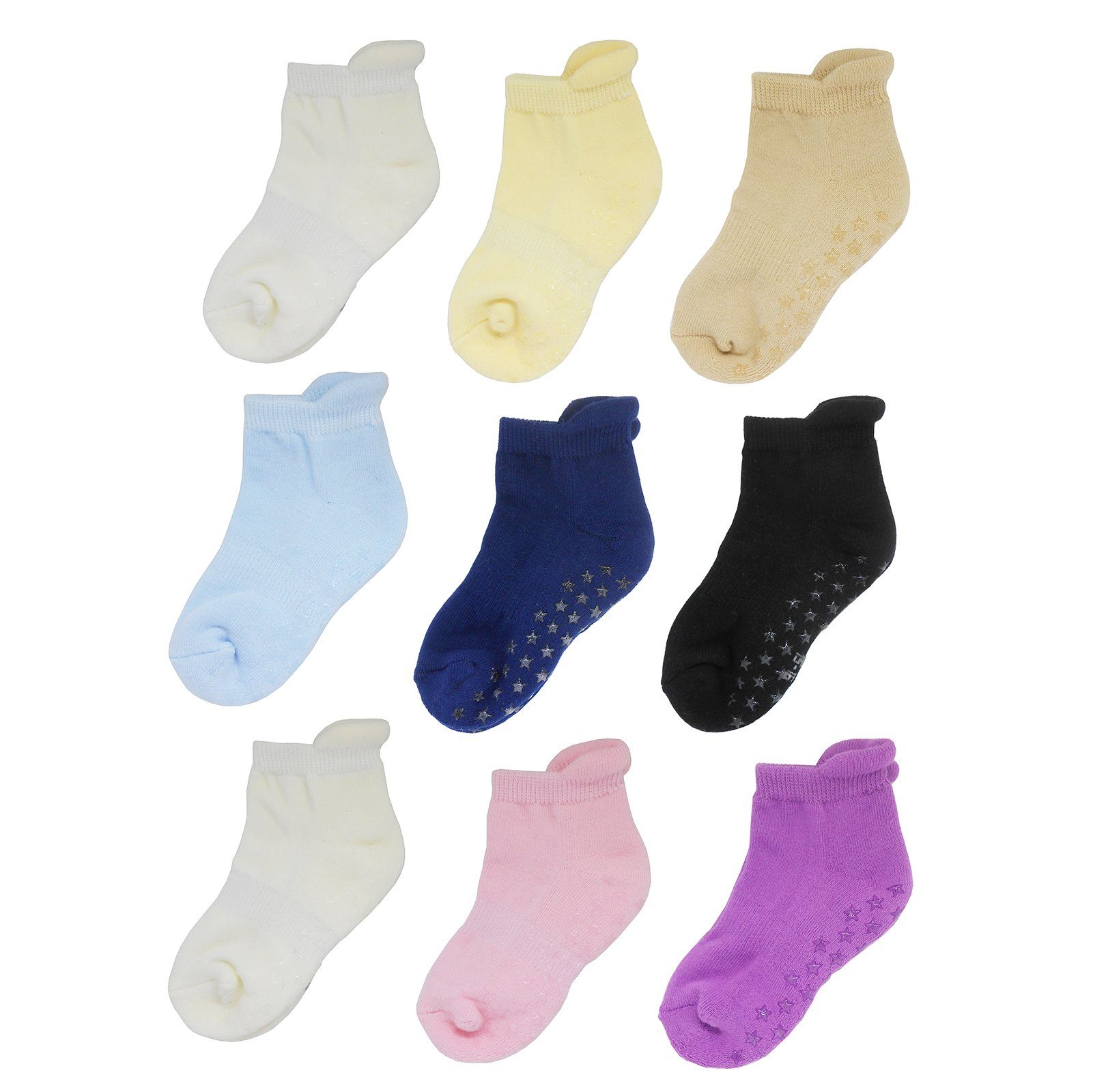 Kurzsocken Yalion® weiche Kinder Socken mit Halbplüsch in mehreren verschiedenen