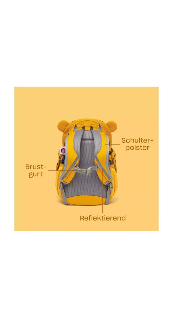 Affenzahn Kinderrucksack Großer Freund, mit personalisierbarer Ziehzunge