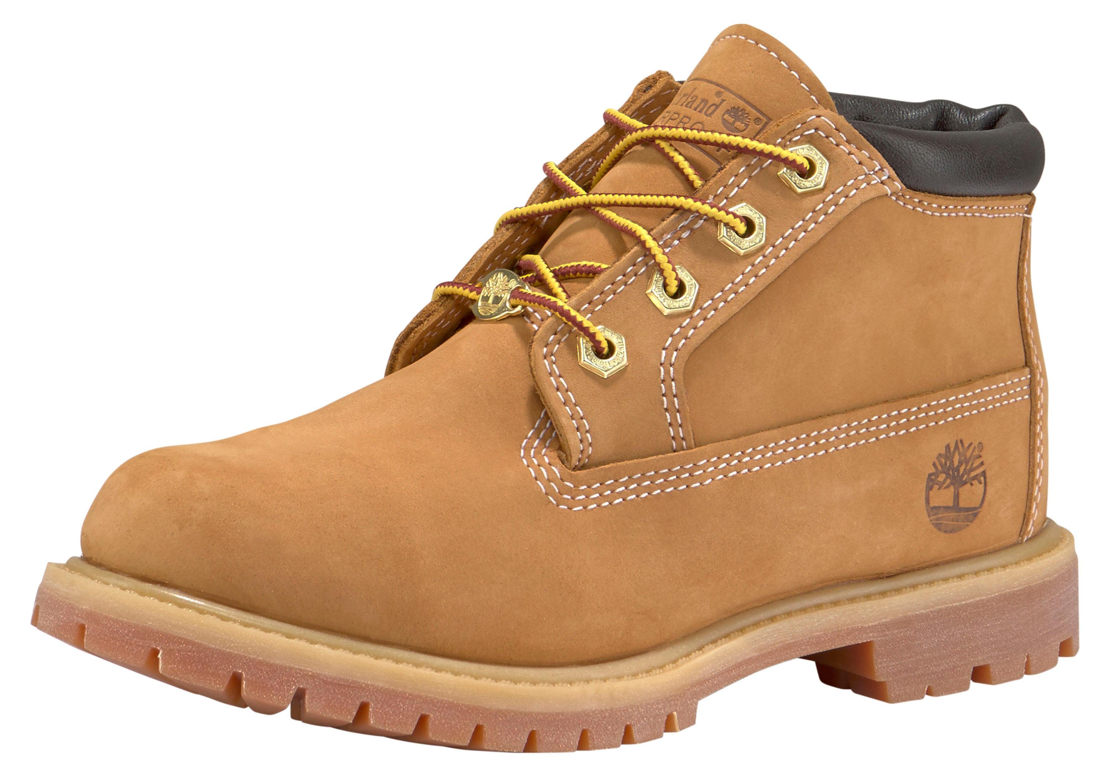 Timberland Nellie Chukka Double Schnürboots Wheat-Nubuck-with-Black-Collar Wasserdicht