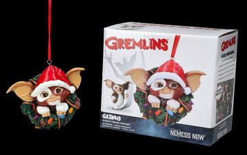 Figuren Shop GmbH Christbaumschmuck Christbaumschmuck Gremlins - Gizmo im Kranz - Nemesis Now Weihnachten (1-tlg)