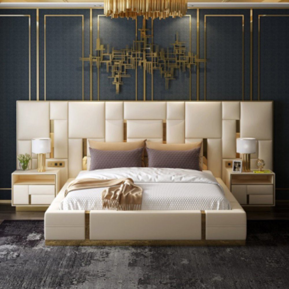 Luxus In Bett Made Polster Betten Europe Luxus (Bett), Bett Doppel JVmoebel Design Neu Hotel Schlafzimmer