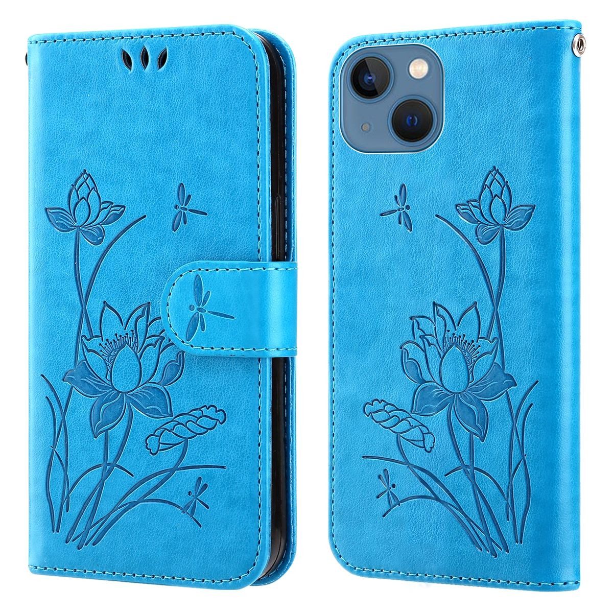 König Design Handyhülle Apple iPhone 14 Plus, Schutzhülle Schutztasche Case Cover Etuis Wallet Klapptasche Bookstyle