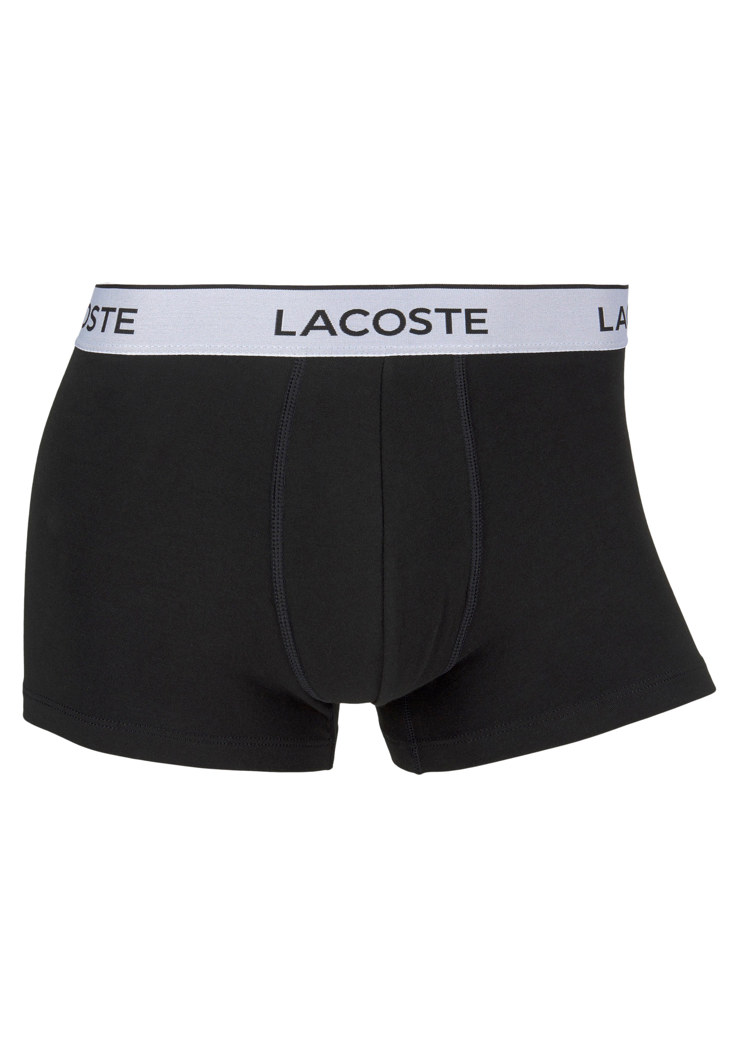 Lacoste 3er-Pack) eng im Boxershorts Trunk Lacoste aus (Packung, Premium Stretch-Baumwolle 3er-Pack Herren