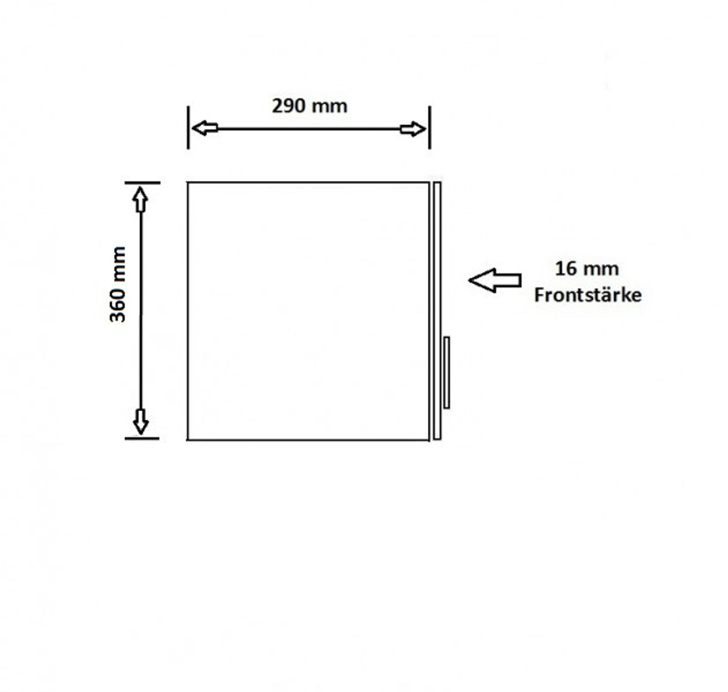 Küchen-Preisbombe Hängeschrank 50 cm Küche MONZA Okapi Nußbaum Küchenzeile Küchenblock Höhe 36 cm