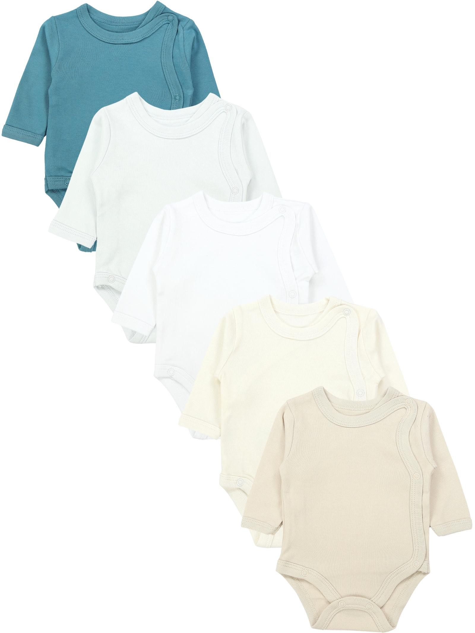 TupTam Langarmwickelbody TupTam Unisex Baby Wickelbody Langarm 5er Set