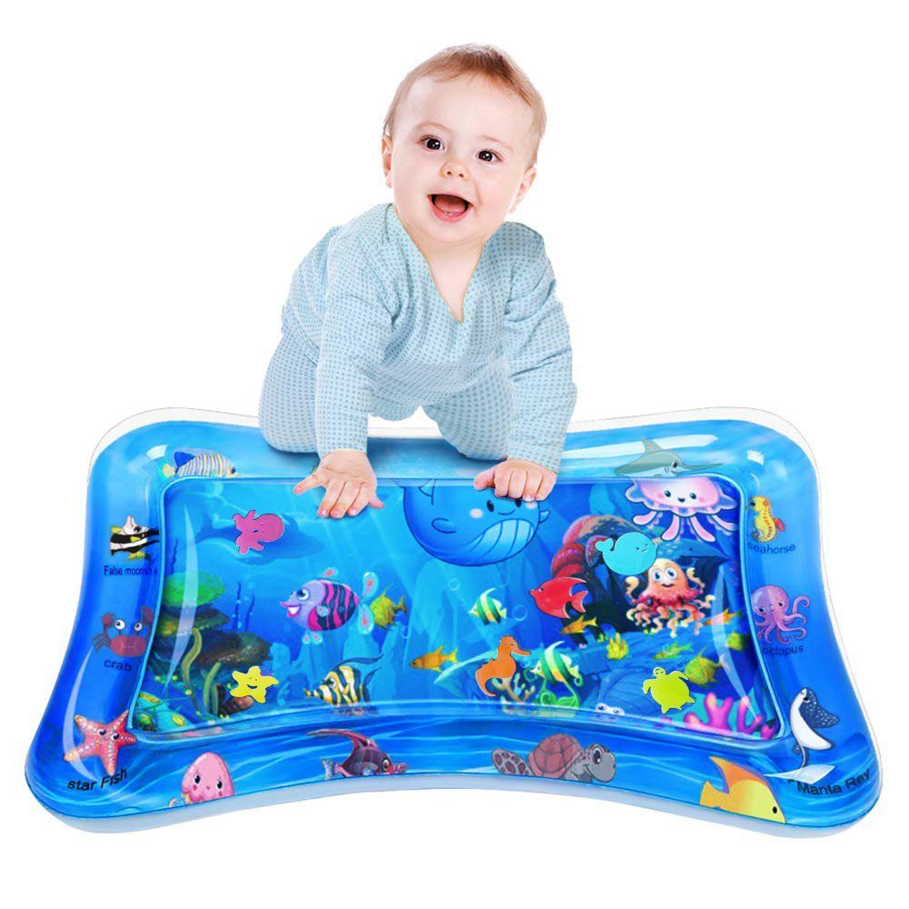 65 x 50 cm Baby Wasserkissen Spielmatte Aufblasbare Früherzieh Spielzeug Seewelt 