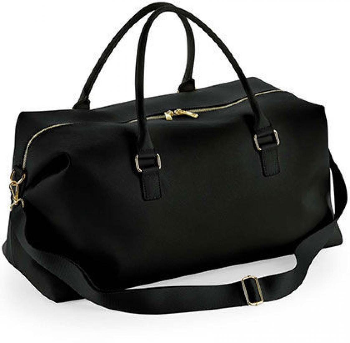 BagBase Umhängetasche Boutique Weekender Lederoptik