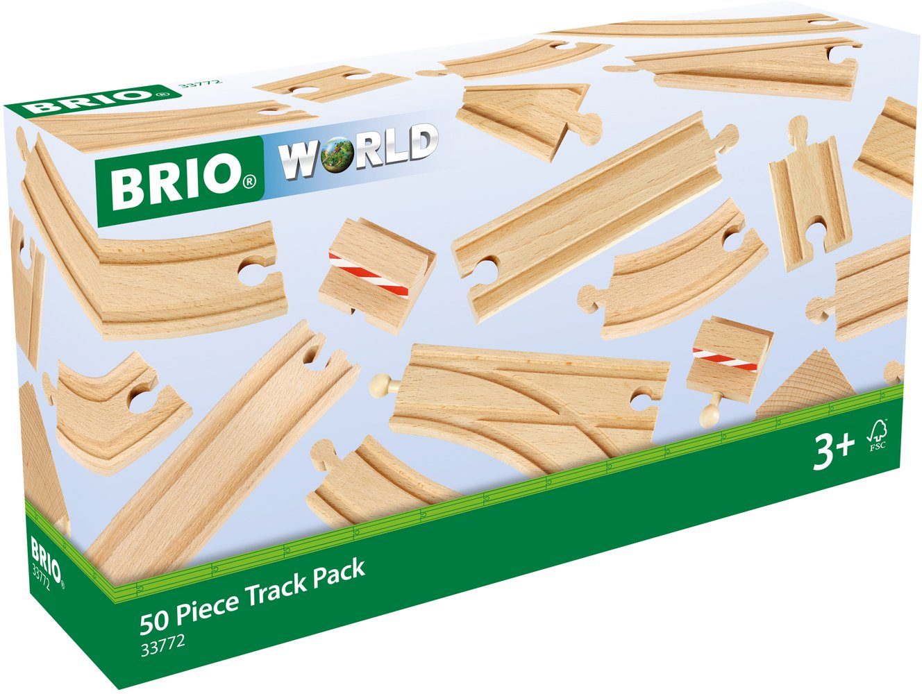BRIO® Gleise-Set Holzschienenset, WORLD Großes Schienensortiment