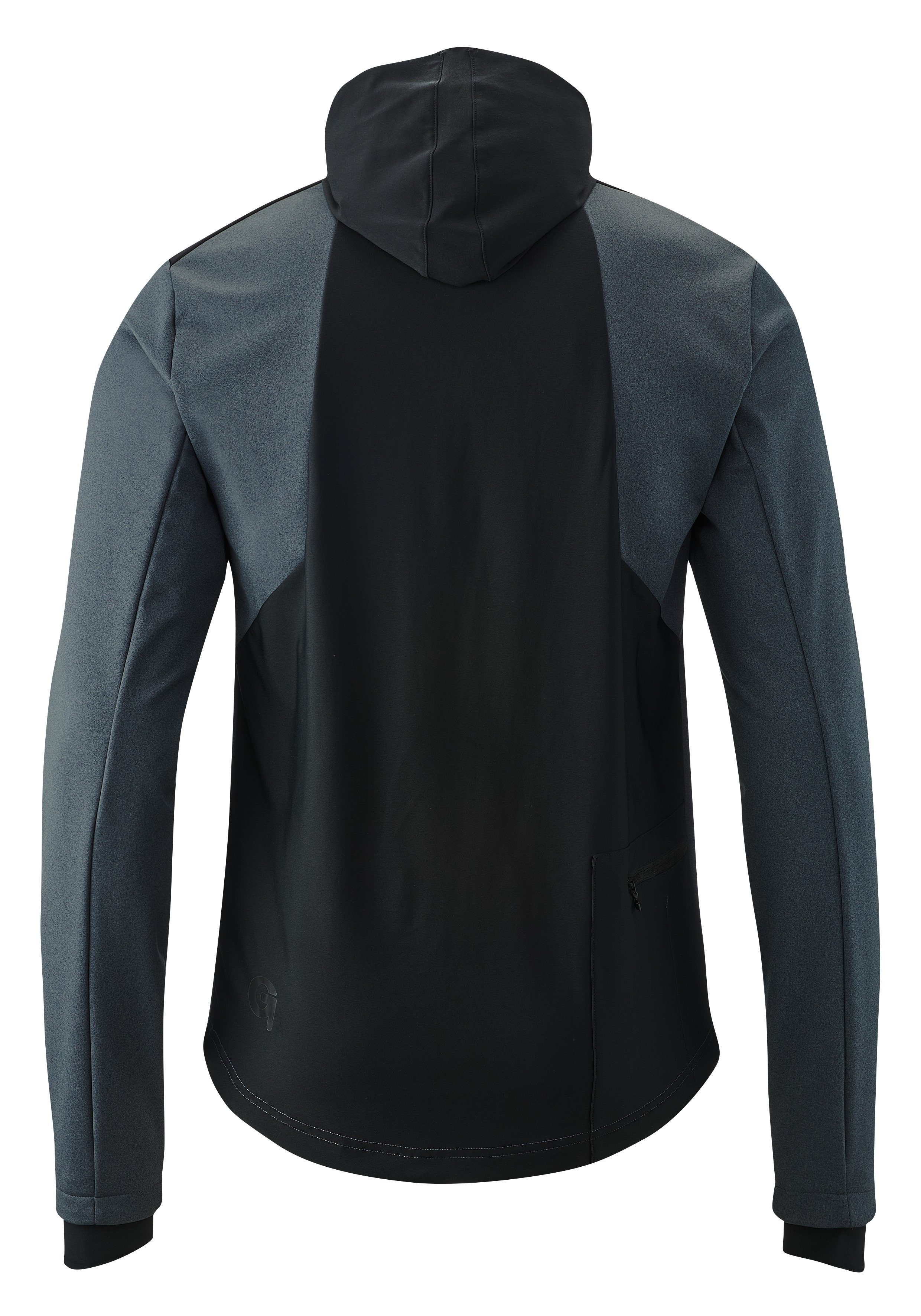 Windjacke und Herren atmungsaktiv winddicht Gonso Radtrikot Travo anthrazit Softshell-Hoodie,