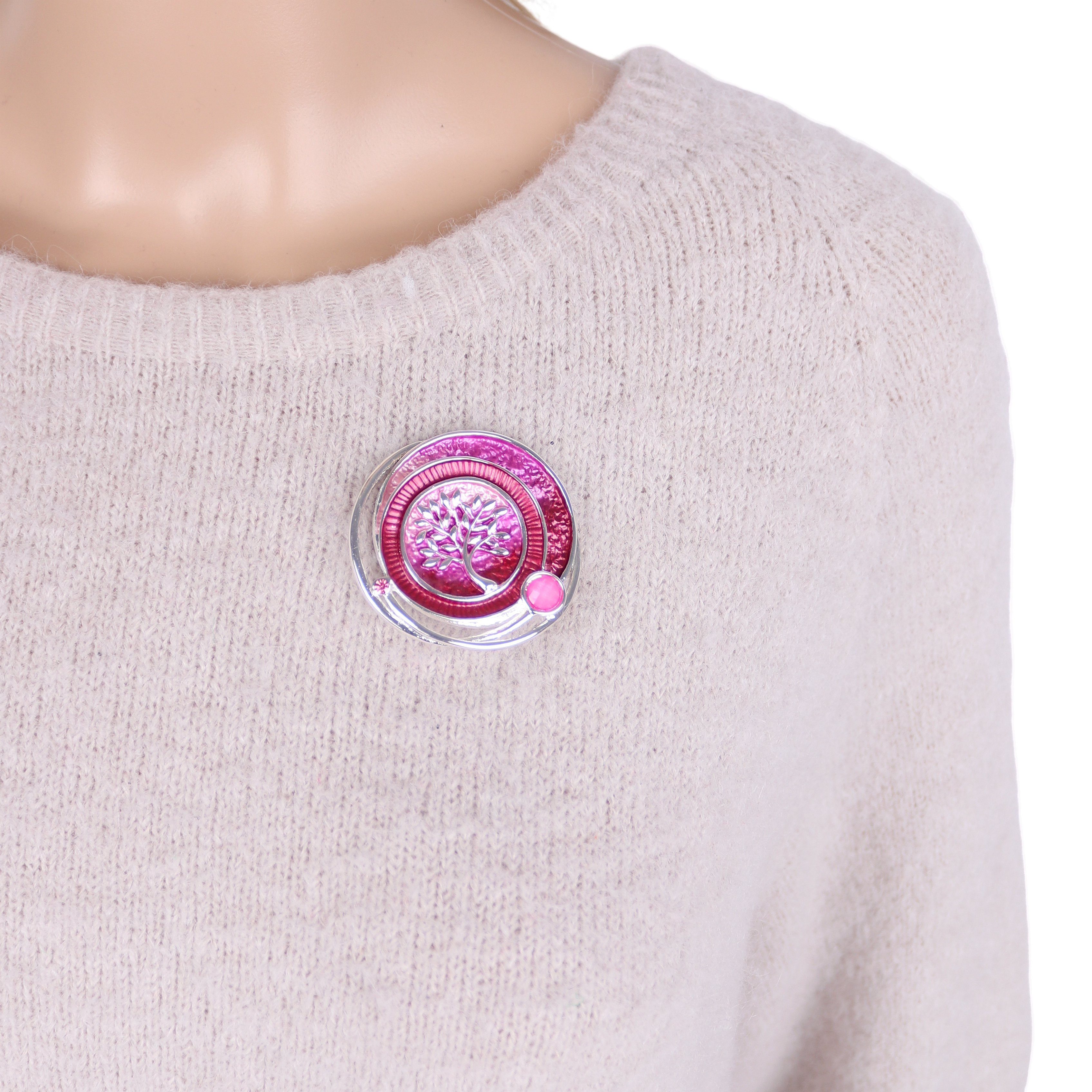 MIRROSI Brosche Magnetbrosche für Damen elegant, wunderschönes Design