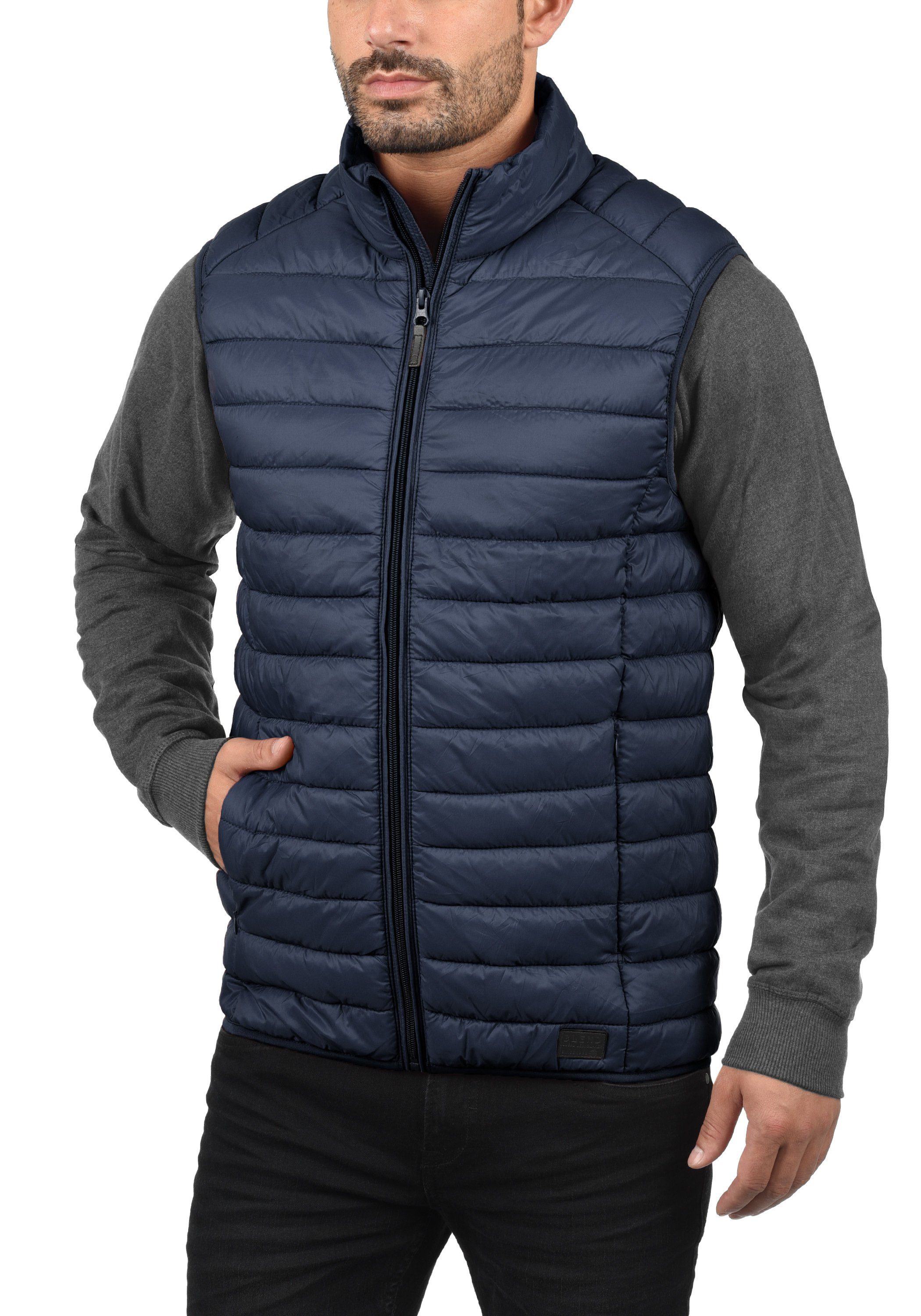 Blend Steppweste BHNille Modische Weste mit Stehkragen