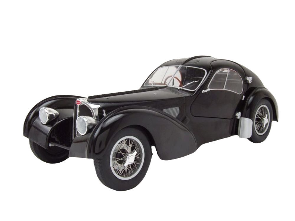 Solido Modellauto Bugatti Atlantic Type 57 SC schwarz, Maßstab 1:18
