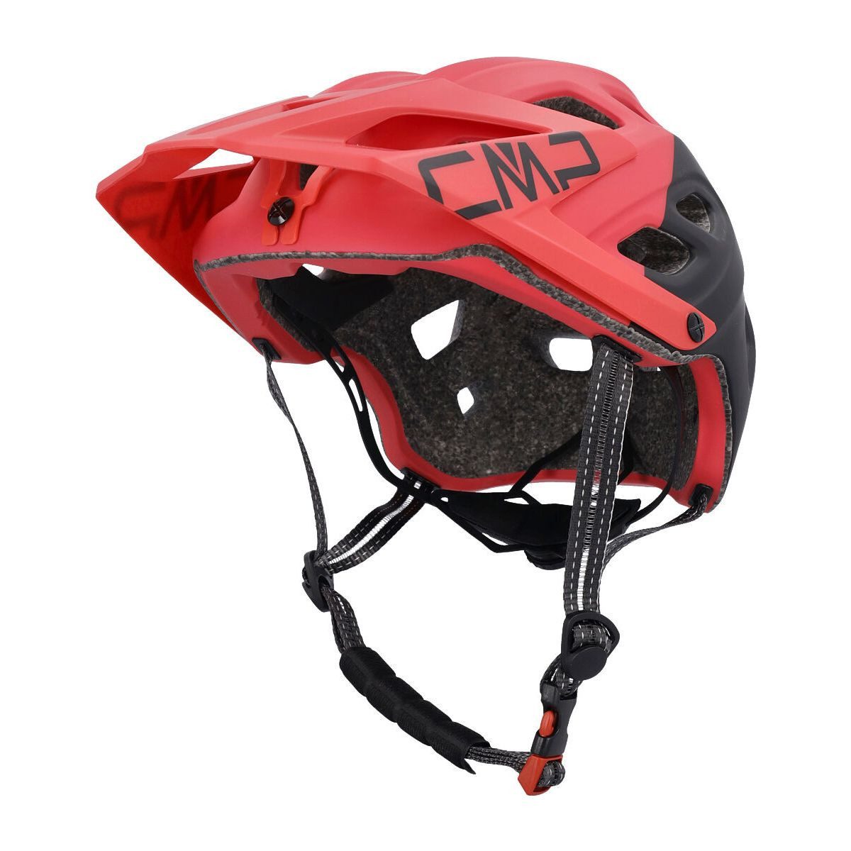 CMP Fahrradhelm MTB Pro Helmet, Belüfteter und verstellbarer MTB-Helm mit abnehmbarem Visier und