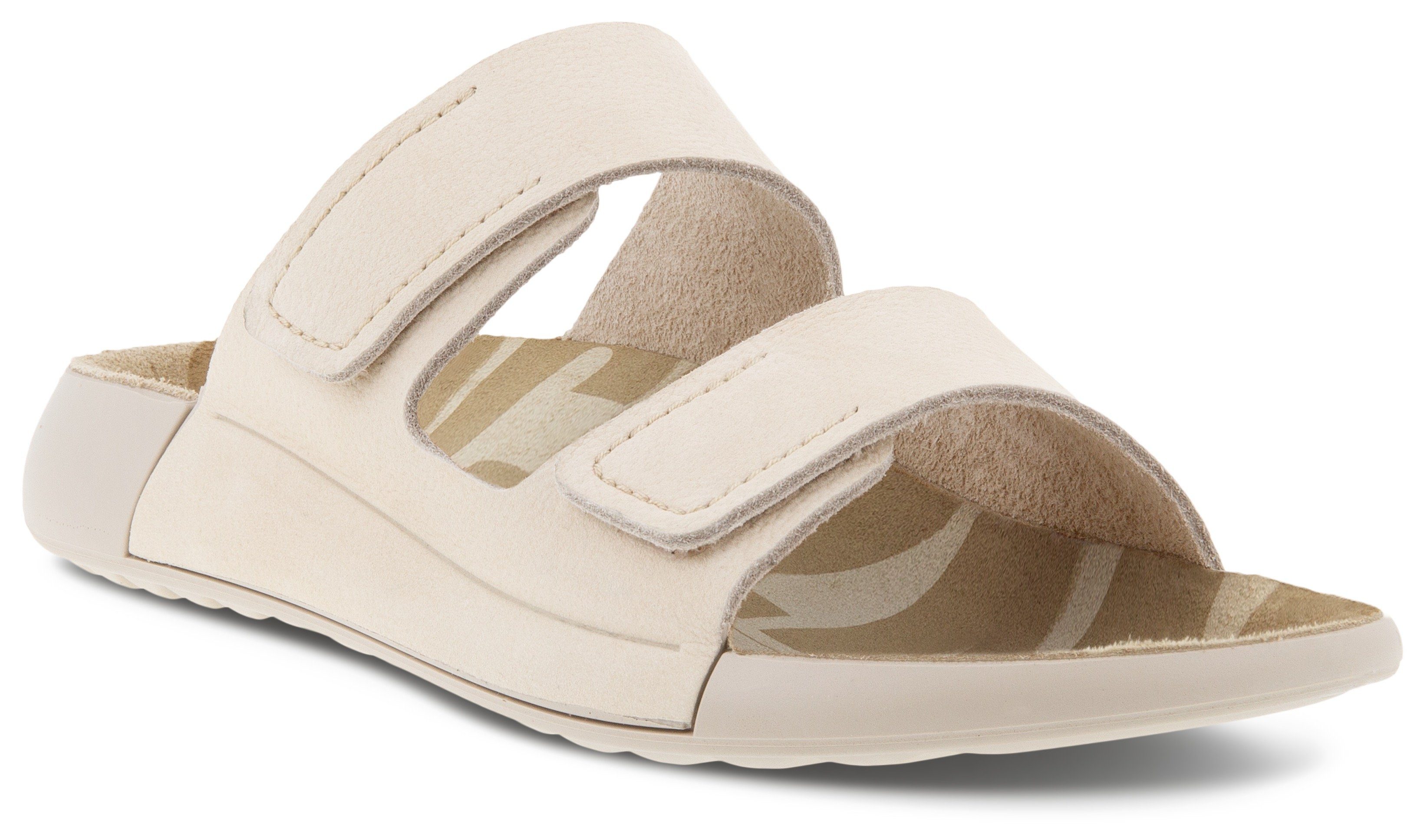 Ecco COZMO W Pantolette Sommerschuh, Schlappen mit zwei Klettverschlussriem günstig online kaufen