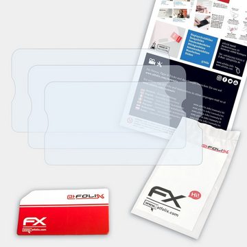 atFoliX Schutzfolie Displayschutz für Sony PSP-1000 Display, (3 Folien), Ultraklar und hartbeschichtet