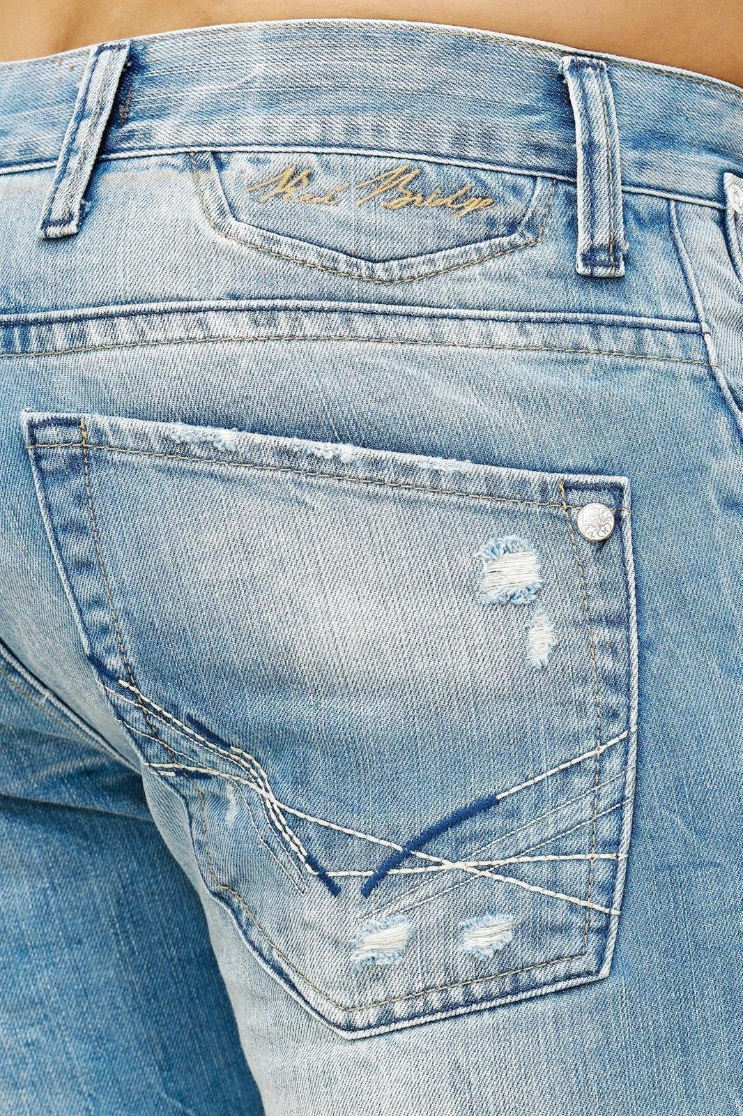 Destroyed-Jeans Premium RedBridge Rebel Regular Fit Qualität Stil
