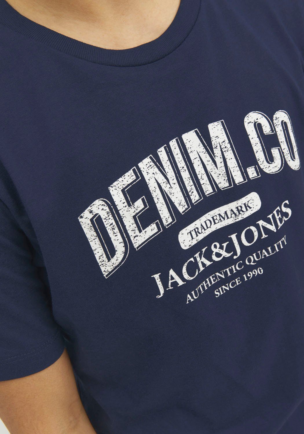 Jack & Jones T-Shirt navy JJEJEANS Junior O-NECK TEE blazer