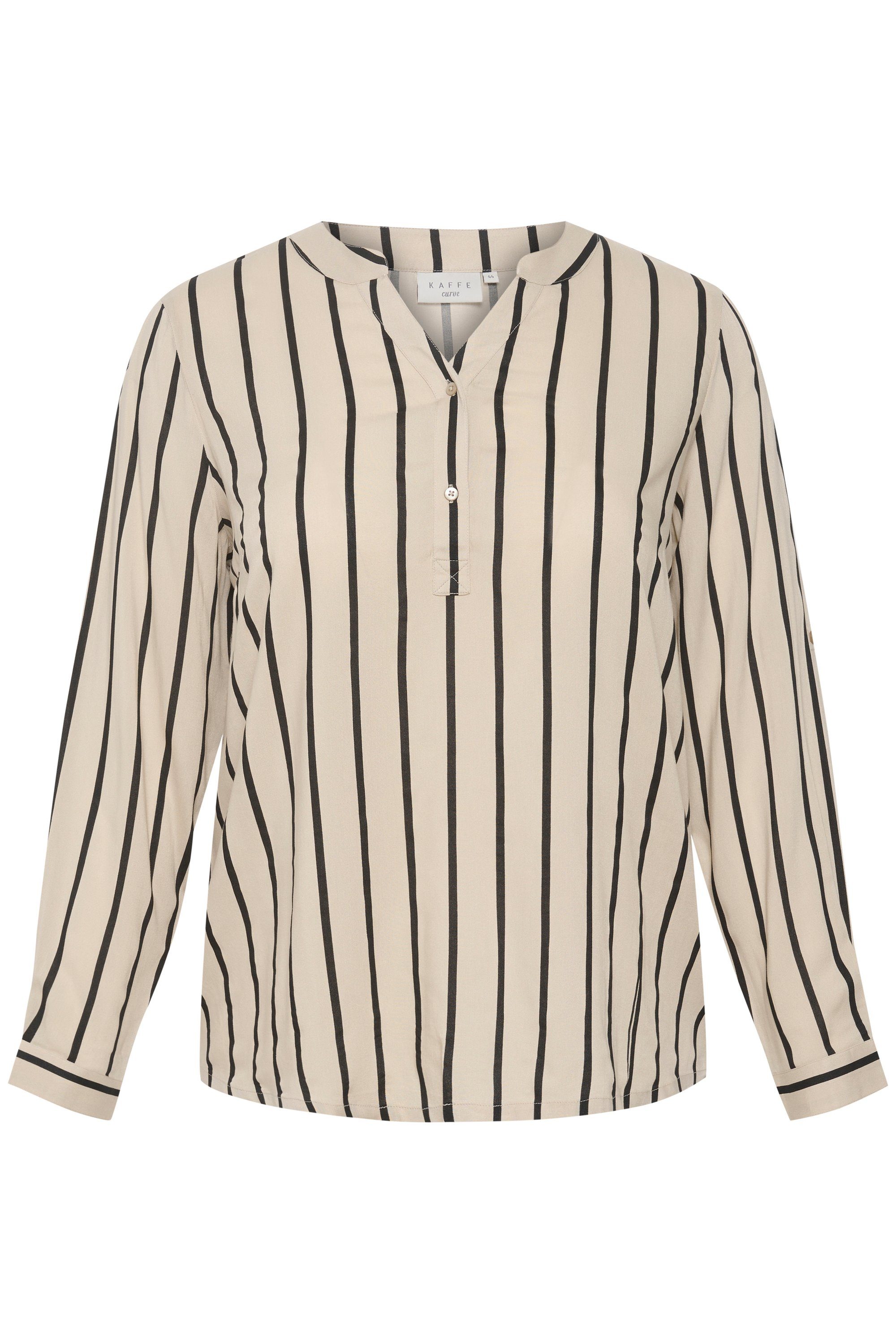 KAFFE Curve Langarmbluse Langarm-Bluse KCsida Große günstig online kaufen
