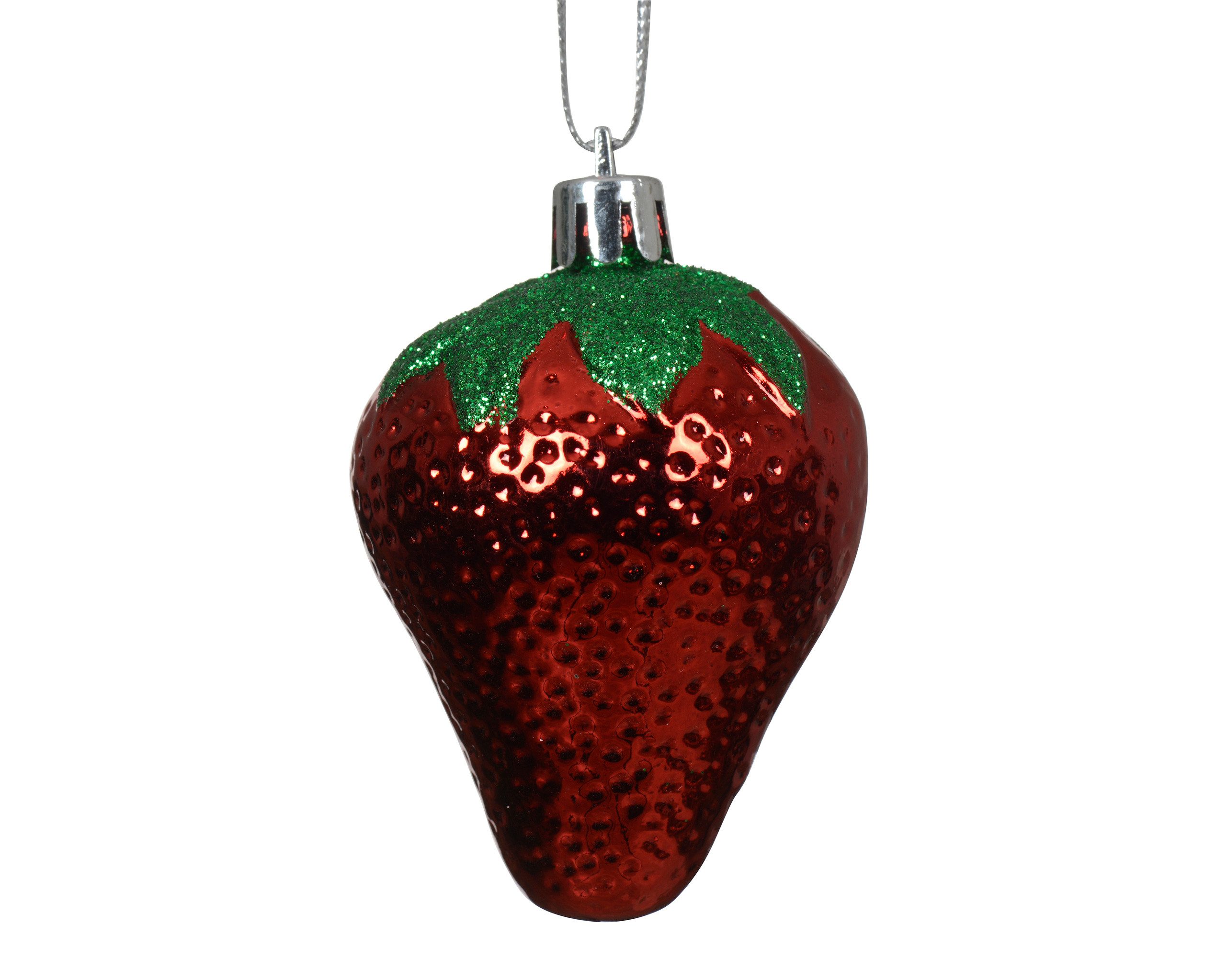 Kaemingk Christbaumschmuck, Christbaumschmuck Erdbeere 7cm Kunststoff Figur günstig online kaufen