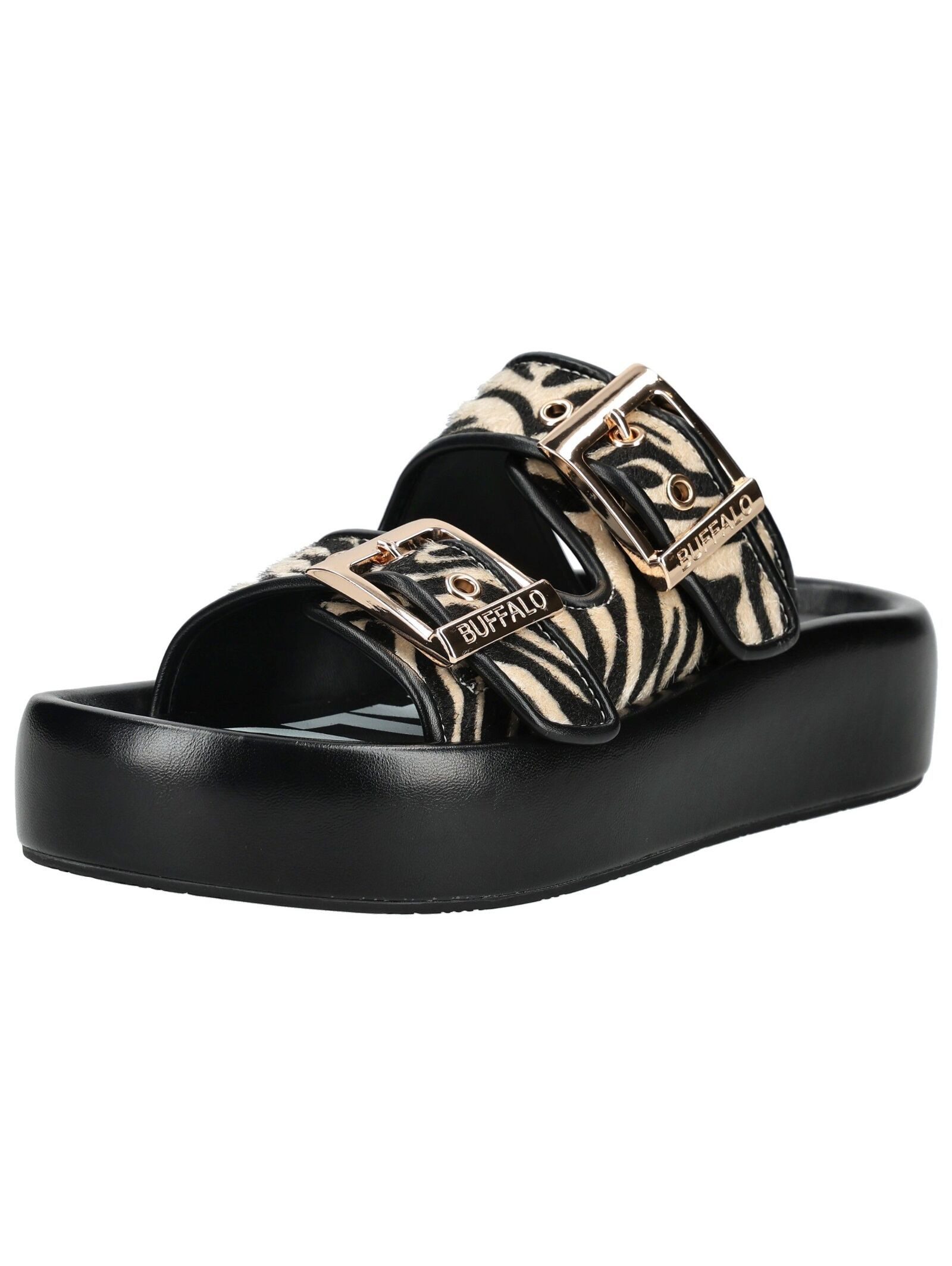 Buffalo Buffalo Pantoletten Textil Pantolette