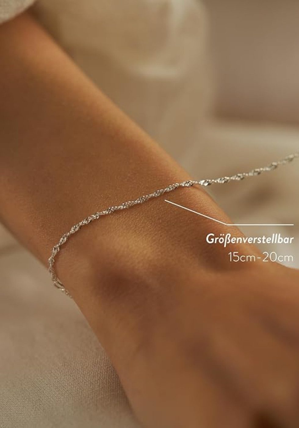 Einzelstück Armband Armband Memory gedrehtes Silberarmband 925 Sterling Sil günstig online kaufen
