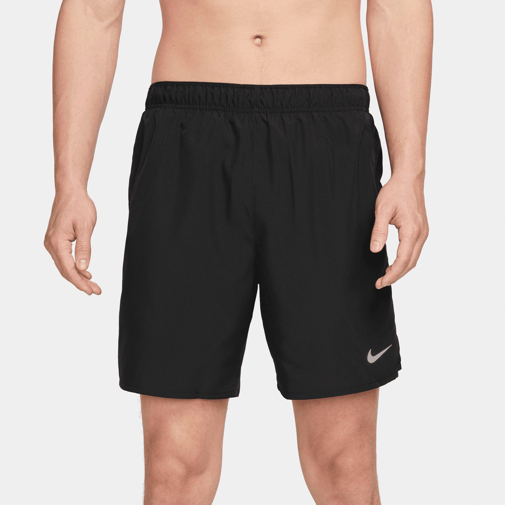 SHORTS BRIEF-LINED BLACK/BLACK/BLACK/REFLECTIVE DRI-FIT Laufshorts " CHALLENGER SILV MEN'S VERSATILE Nike