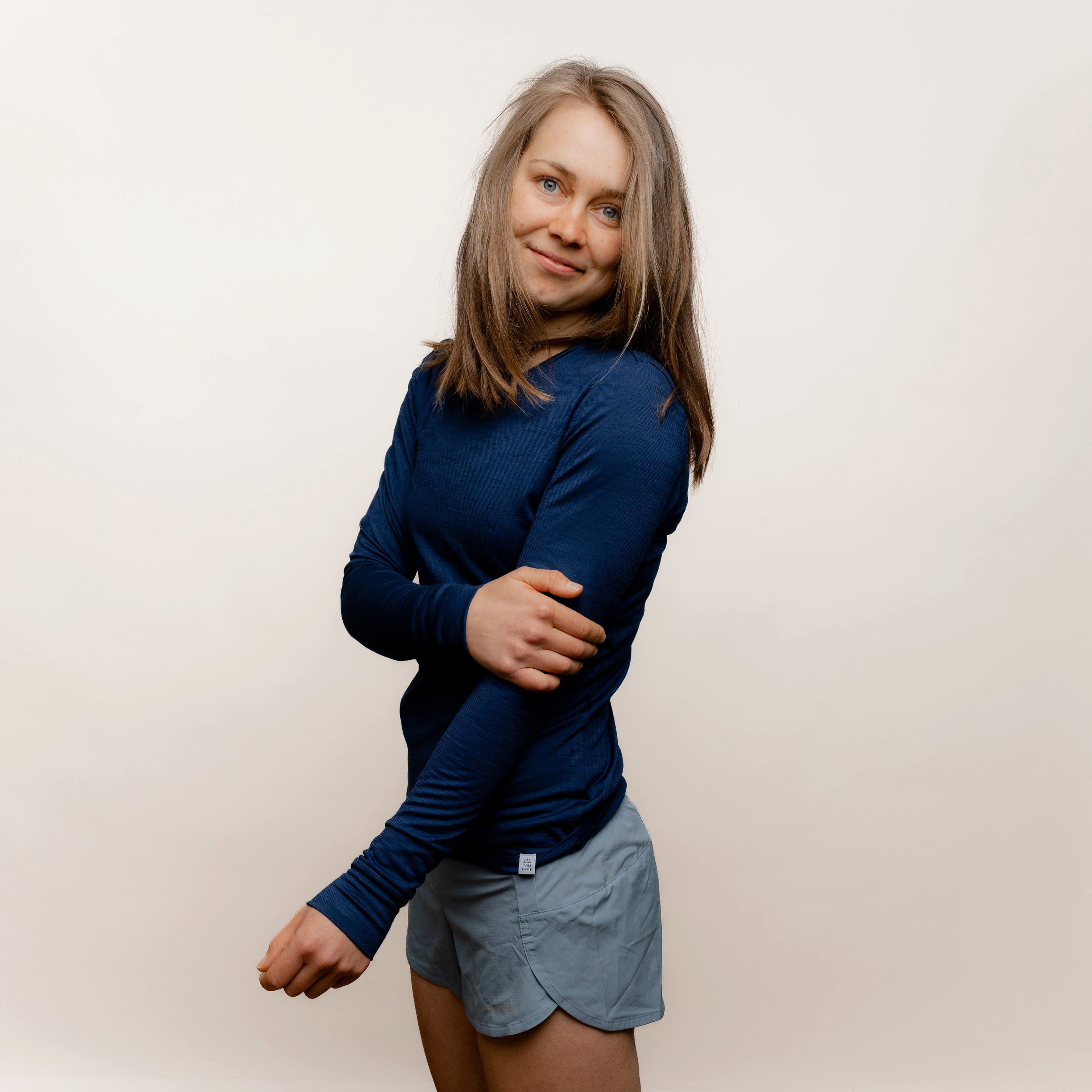 Tom Fyfe Longsleeve TOM FYFE Merino Longsleeve Damen Marine / M