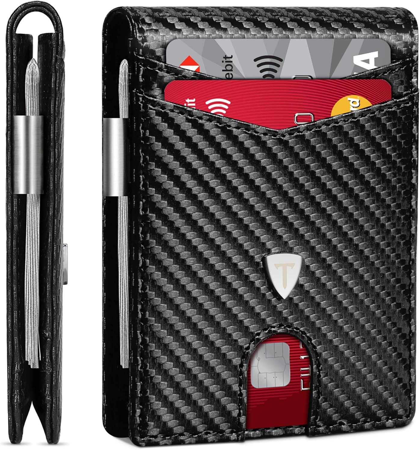 POPOLIC Geldbörse Herren Slim Wallet RFID günstig online kaufen