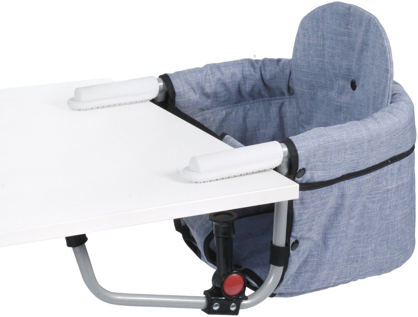 CHIC4BABY Tischsitz Relax, Jeans platzsparend zusammenfaltbar Blue