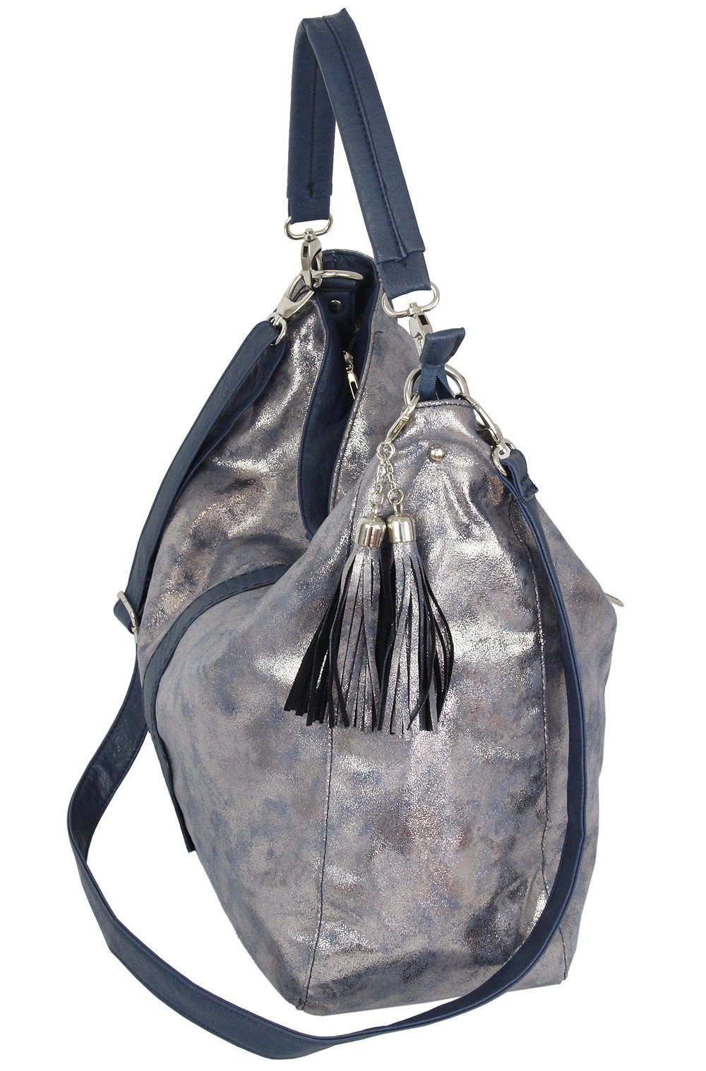 J JONES JENNIFER JONES Schultertasche - Modische Damen Umhängetasche, großer Hobo-Bag