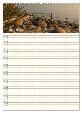CALVENDO Wandkalender Rügen - Urlaubsparadies an der Ostsee - Familienplaner (Premium, hochwertiger DIN A2 Wandkalender 2023, Kunstdruck in Hochglanz)