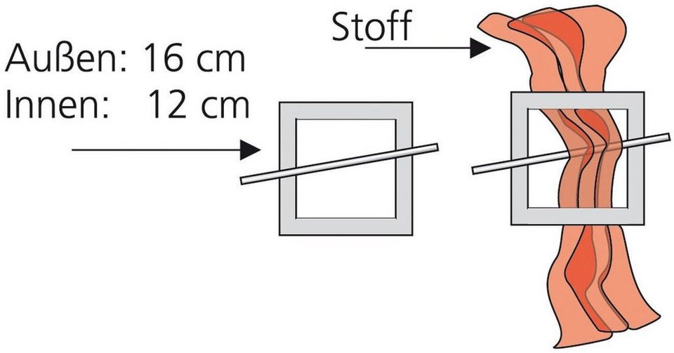 Raffspange, Liedeco, Gardinen, Vorhänge, (1-tlg), aus Holz, Geeignet für  Vorhänge und Gardinen mit Schlaufenaufhängung