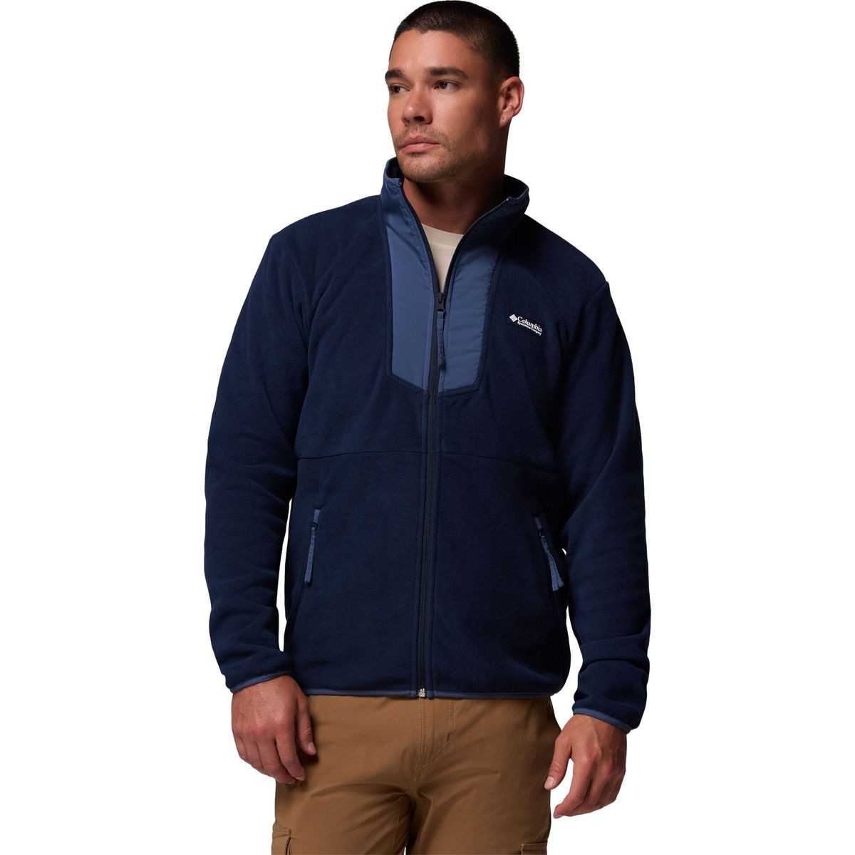 Columbia Fleecejacke Sequoia Grove Full Zip Fleece Fleecejacke aus recyceltem Polyester mit Stretchbündchen und