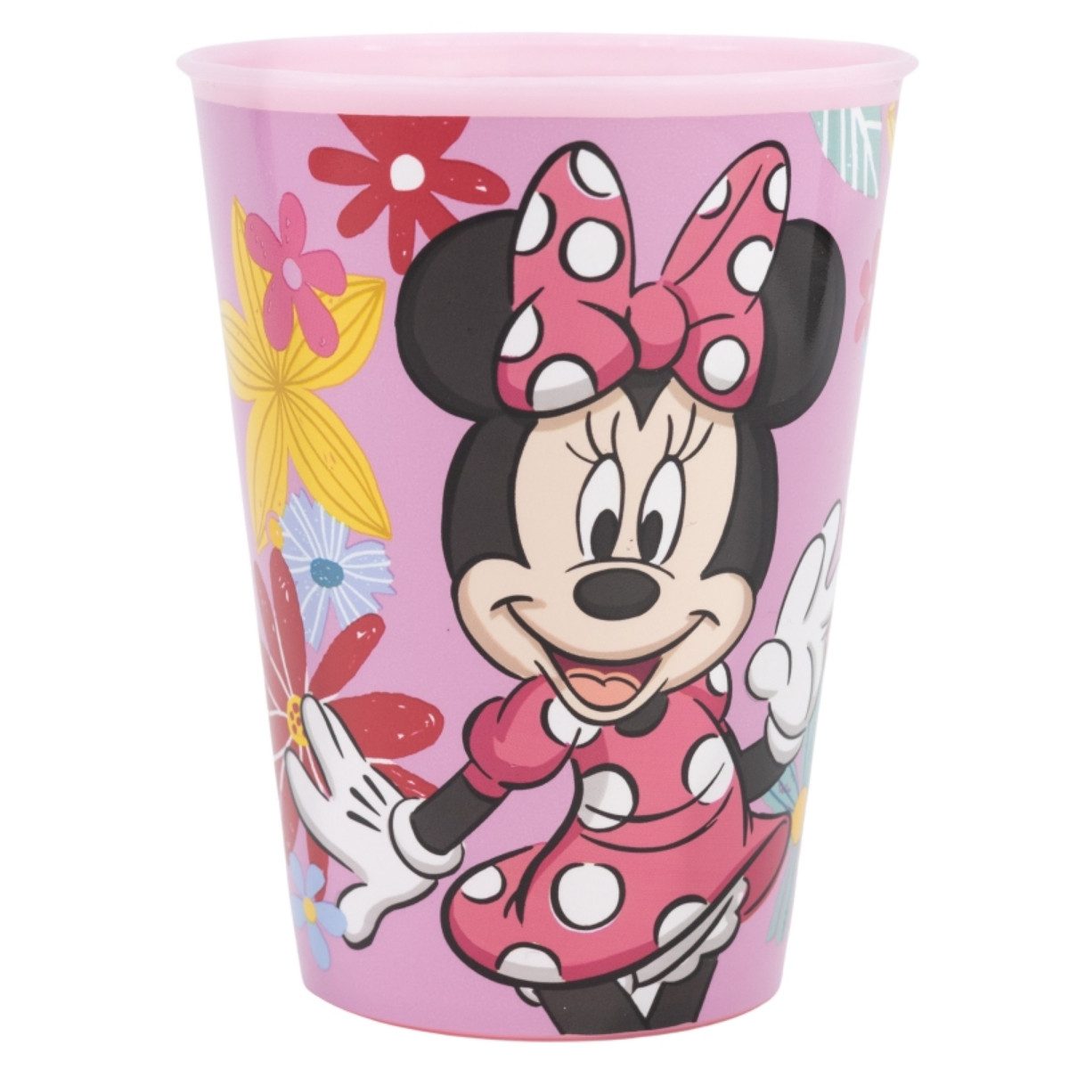 Storline Kinderbecher Disney Minnie Mouse 260 ml Trinkbecher für Kita & Frühstück, Plastik