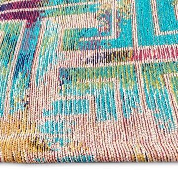 Teppich Faszinierender Teppich mit abstraktem Muster in bunt, Carpetia, rechteckig, Höhe: 9 mm