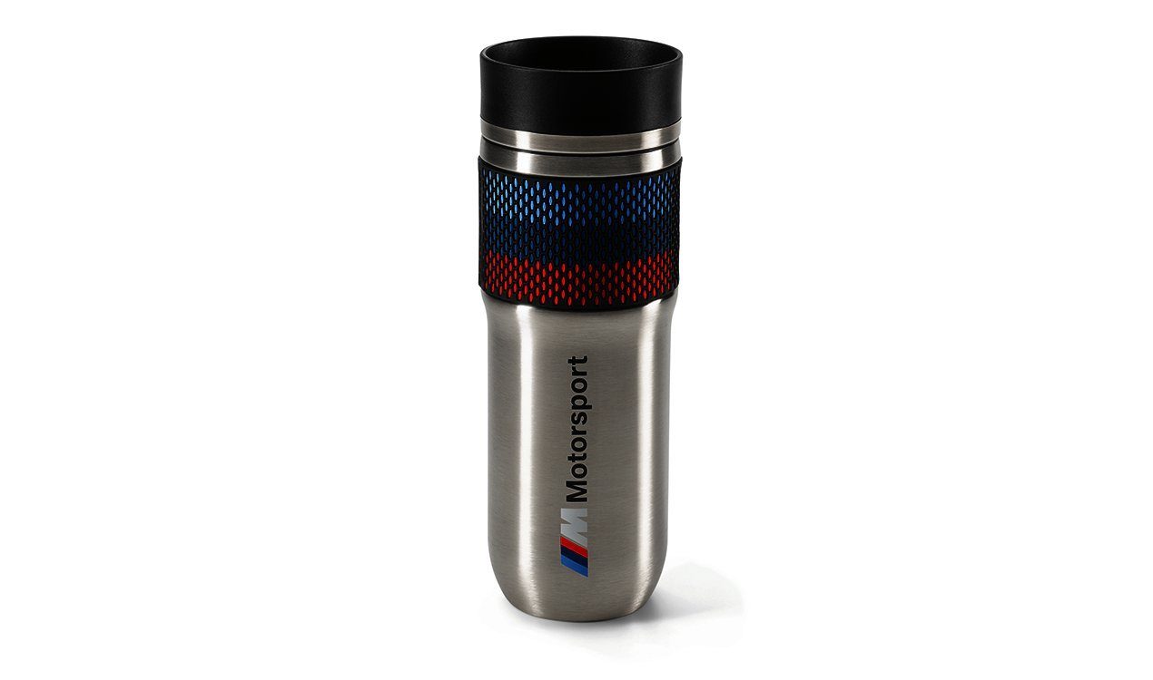 BMW Thermobecher BMW M Motorsport Thermobecher Silikonring Designstreifen 80235A0A719, 1-tlg.