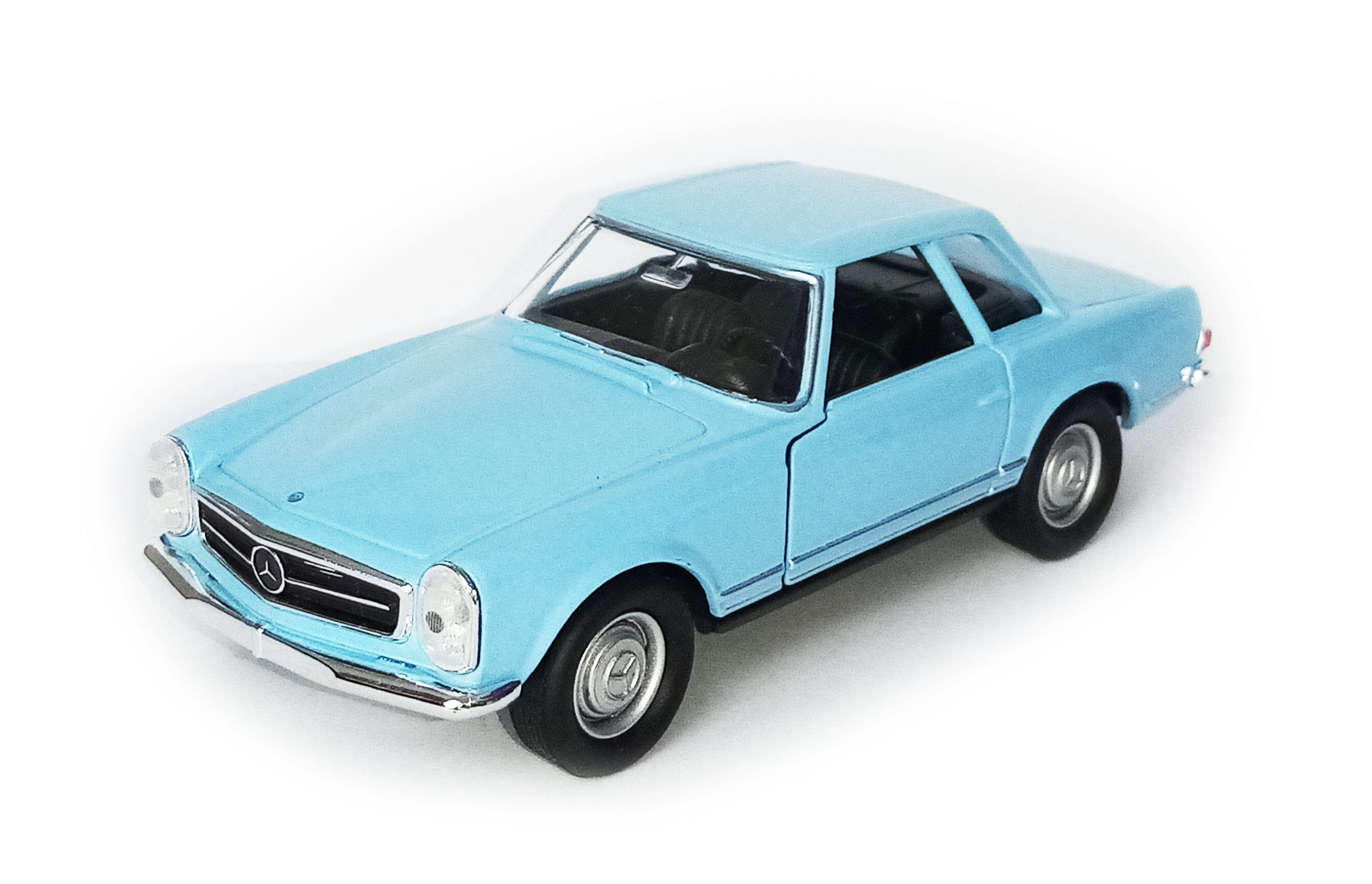 Modellauto MERCEDES-BENZ 1963 230SL Metall Modellauto Modell Auto Spielzeugauto Kinder Geschenk 3 (Hellblau)