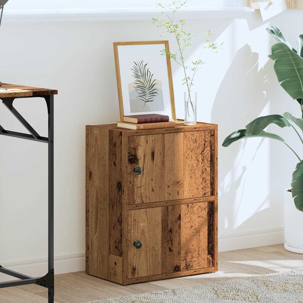 vidaXL Bücherregal Bücherregal Altholz-Optik 40x24x52 cm Holzwerkstoff, 1-t günstig online kaufen