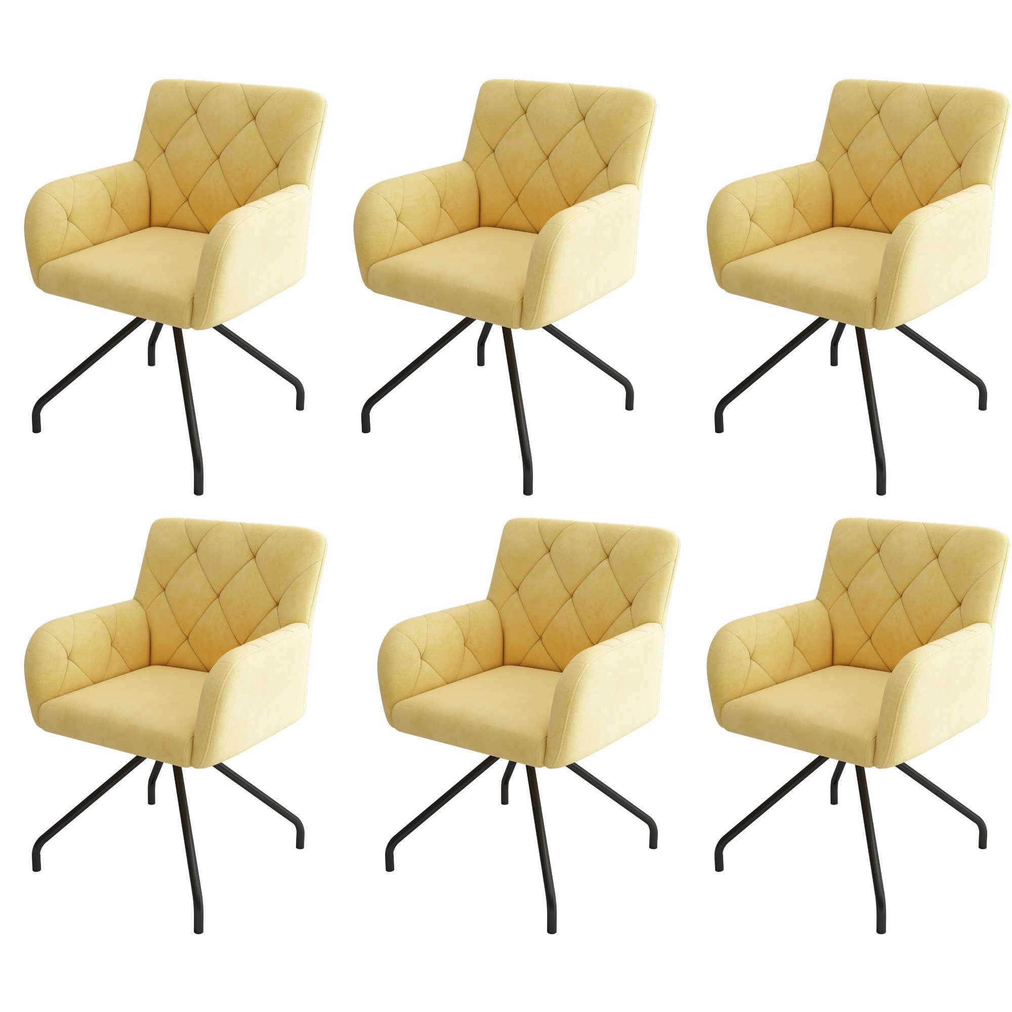 Flieks Polsterstuhl (Set, 6 St), 6er günstig online kaufen