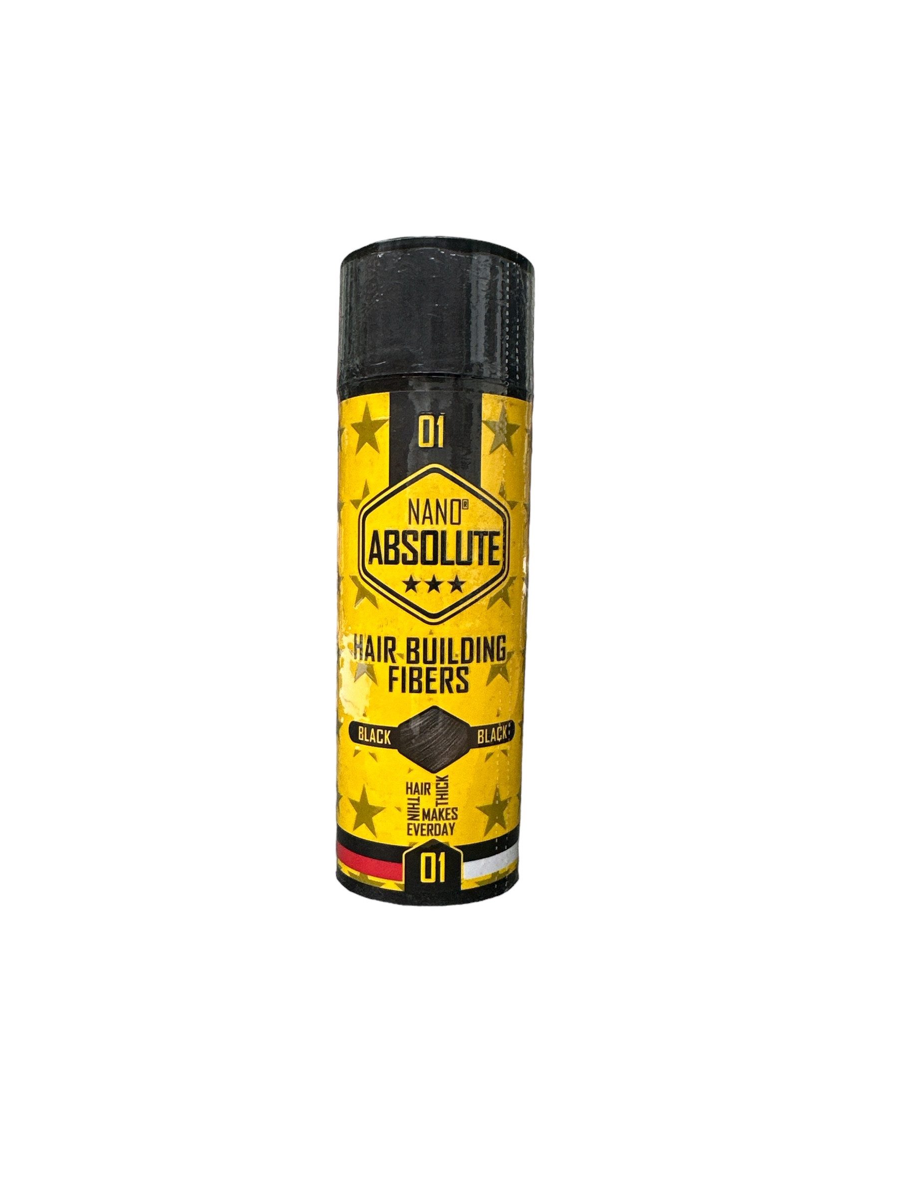 Nano Absolute Пудра для волос Hair Building Fibers Пудра для волос Topik 27g Black