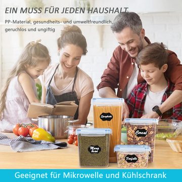 HYZULU Einmachglas Vorratsdosen,meal prep boxen,aufbewahrungsbox küche,essensbox,boxen, PP, (26-tlg), Mittagsbox