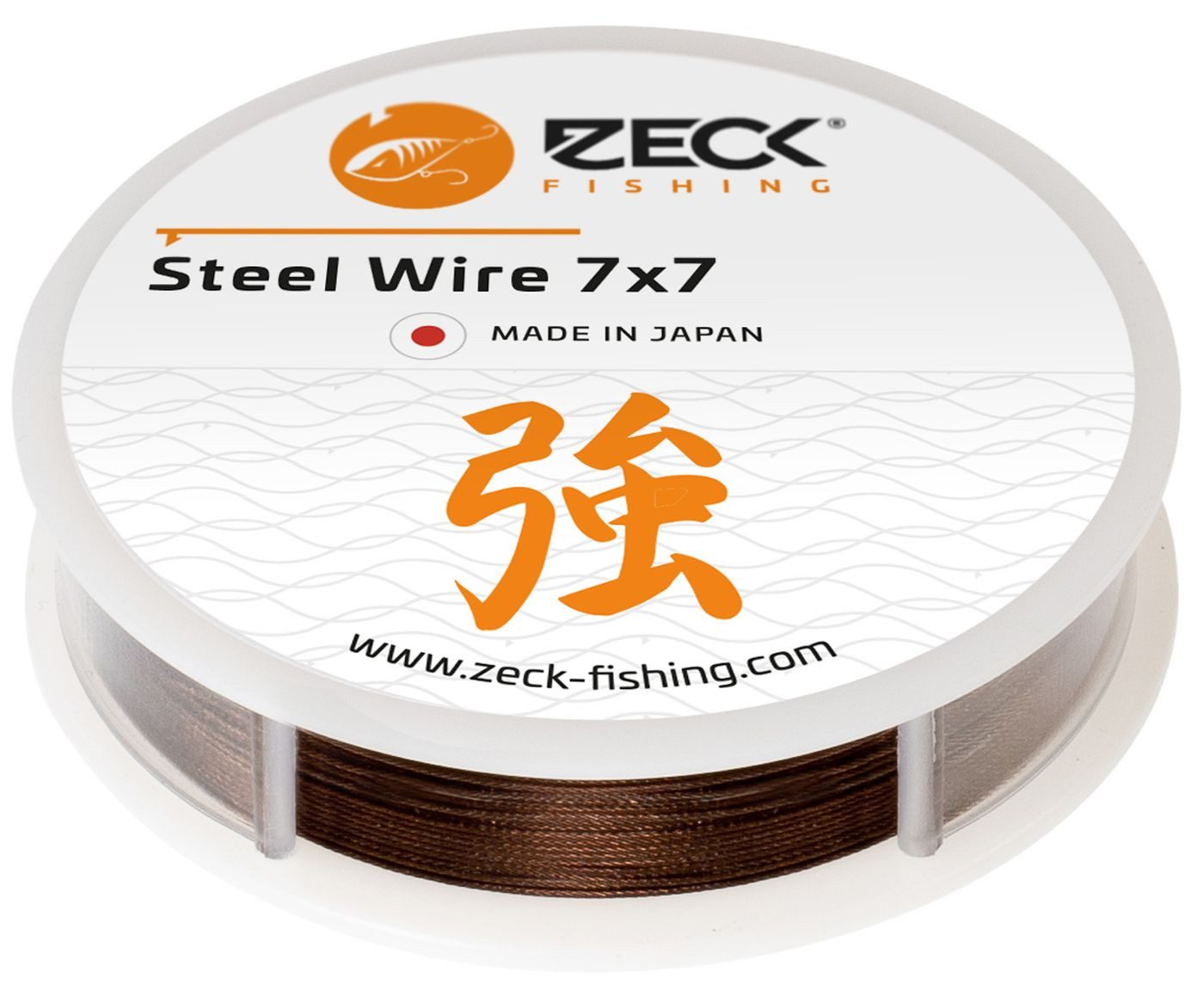 Zeck Fishing Vorfachschnur Zeck Steel Wire 7x7 5m - Vorfachmaterial für Stahlvorfächer, 0.45 m Länge, 0.45 mm Fadendurchmesser, (5-St)
