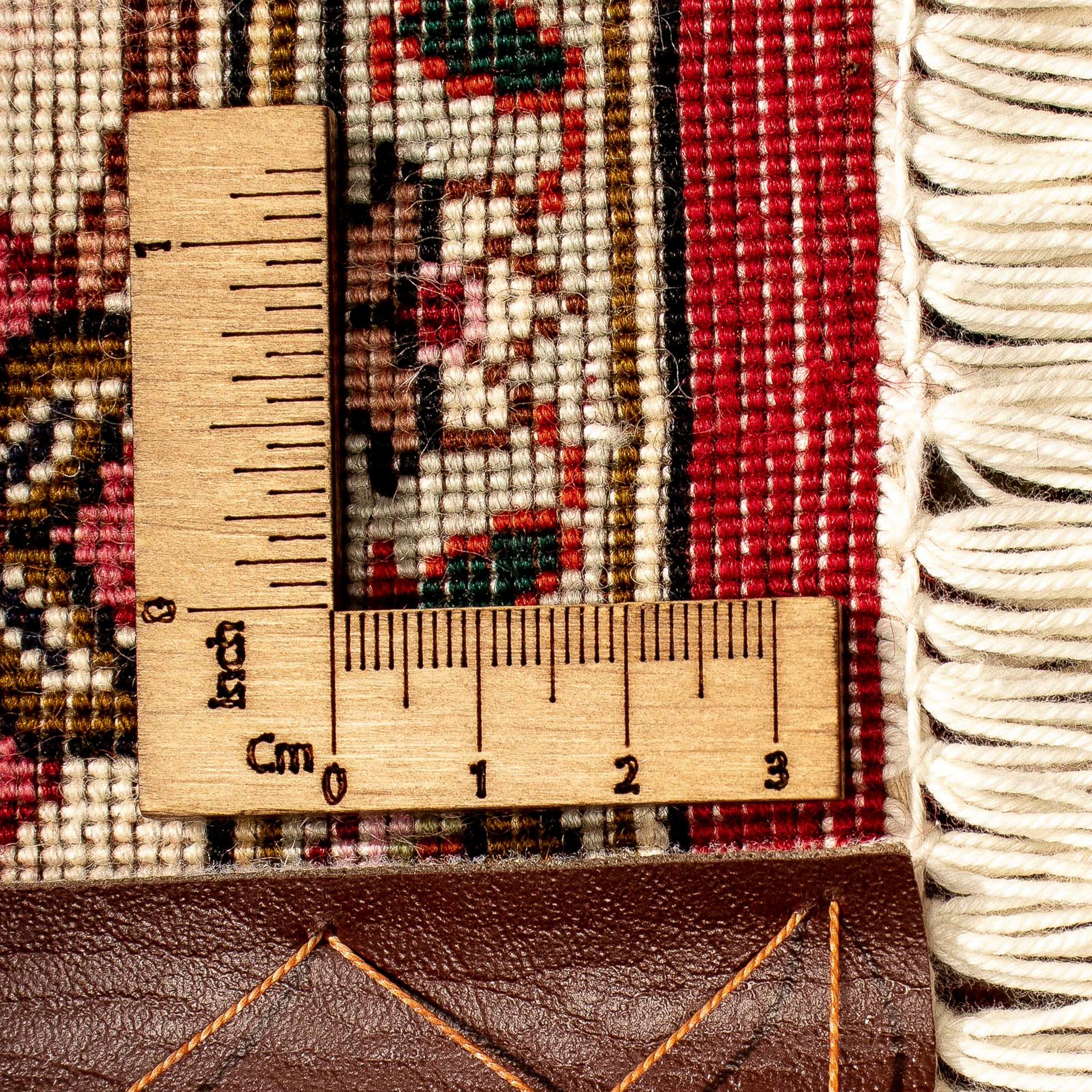 Handgeknüpft, Orientteppich x mm, - Täbriz Royal - rot, - Einzelstück Zertifikat 250 Höhe: mit rechteckig, 358 morgenland, Wohnzimmer, 7 cm - Perser