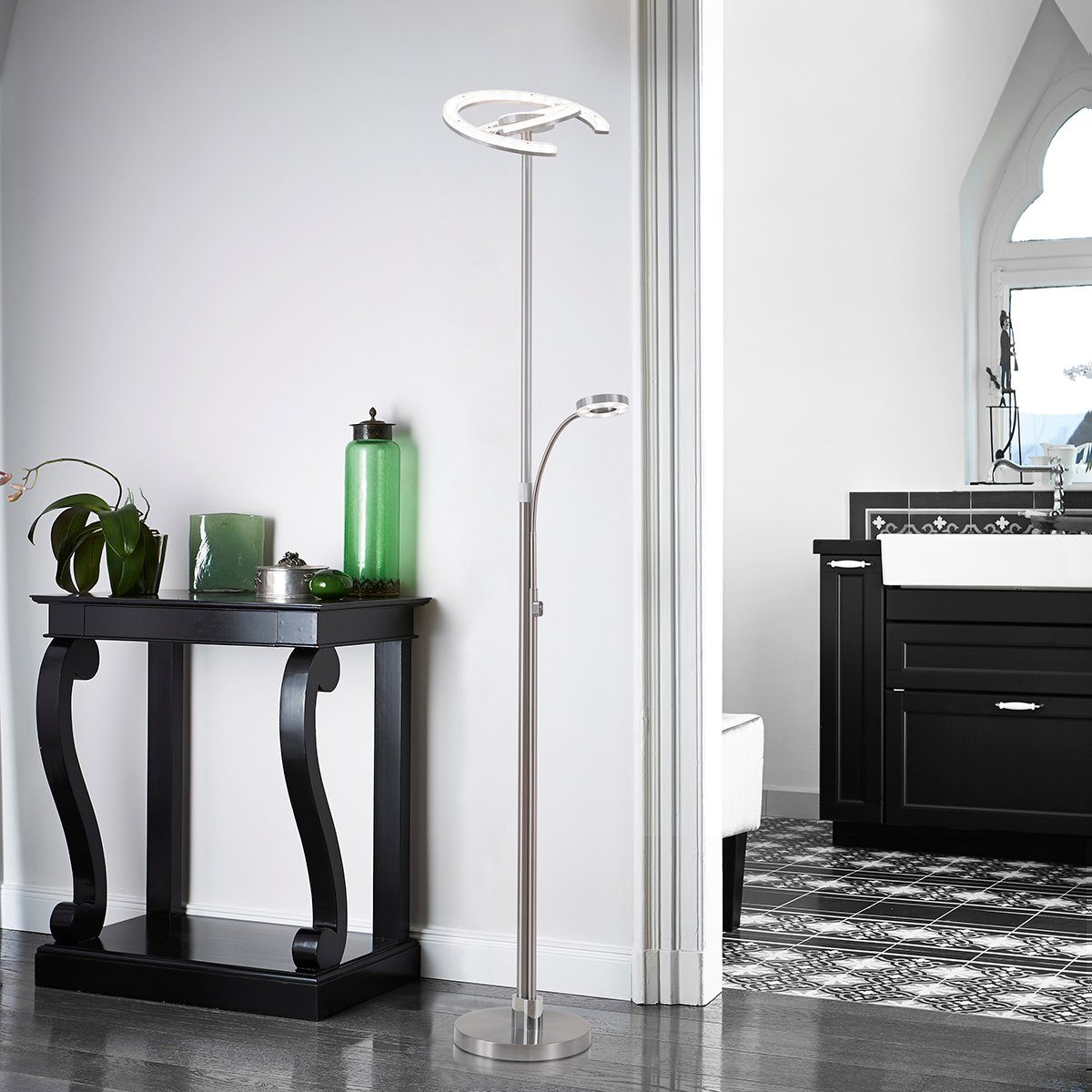 MeLiTec LED Deckenleuchte Deckenfluter ST45, warmweiß, weiß, kaltweiß günstig online kaufen