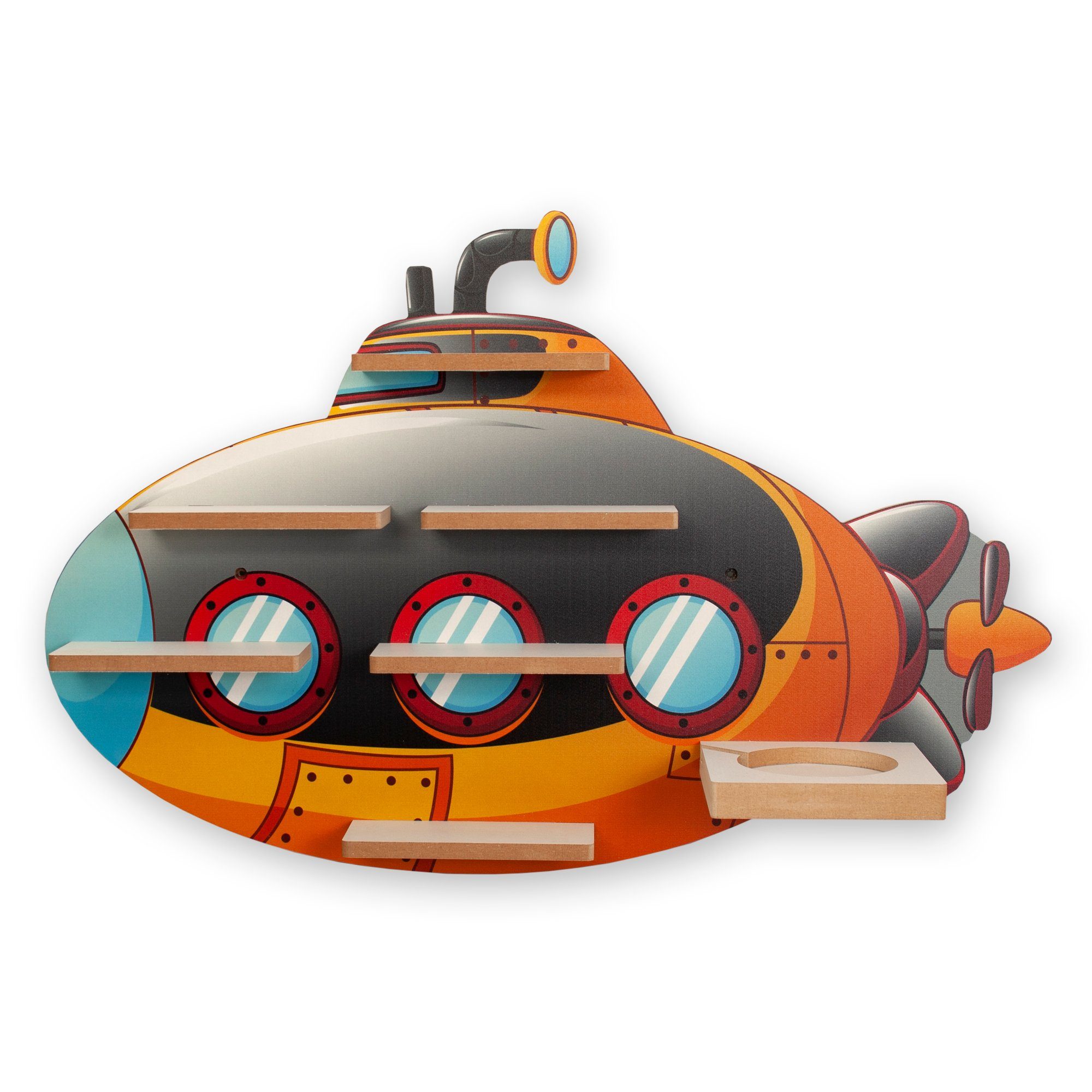 U-Boot, MUSIKBOX-REGAL TONIE-BOX Kinderregal Metallplättchen für 40 und inkl. Kreative Feder TONIES