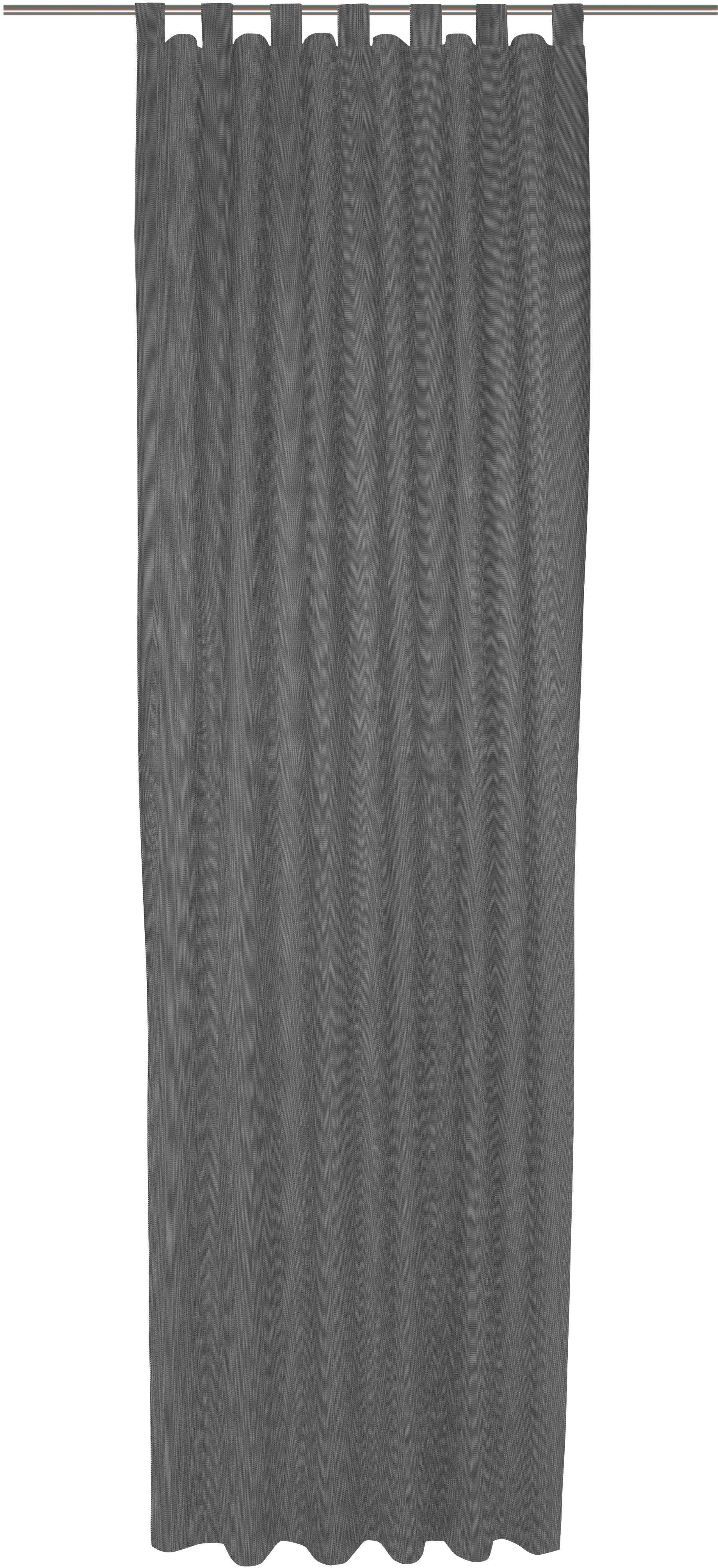 Vorhang Uni Collection, Wirth, Schlaufen (1 St), blickdicht, nach Maß schwarz